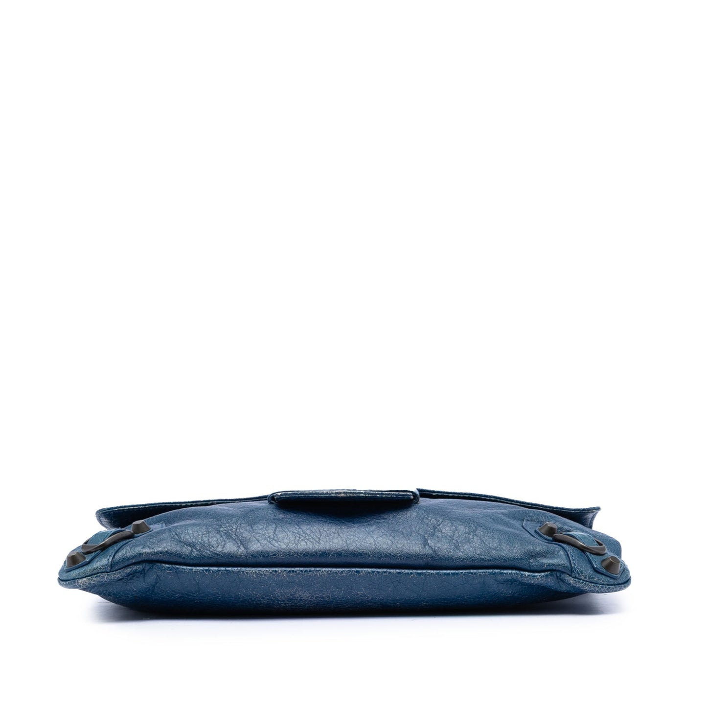 Balenciaga Lambskin Motocross Classic Envelope Clutch