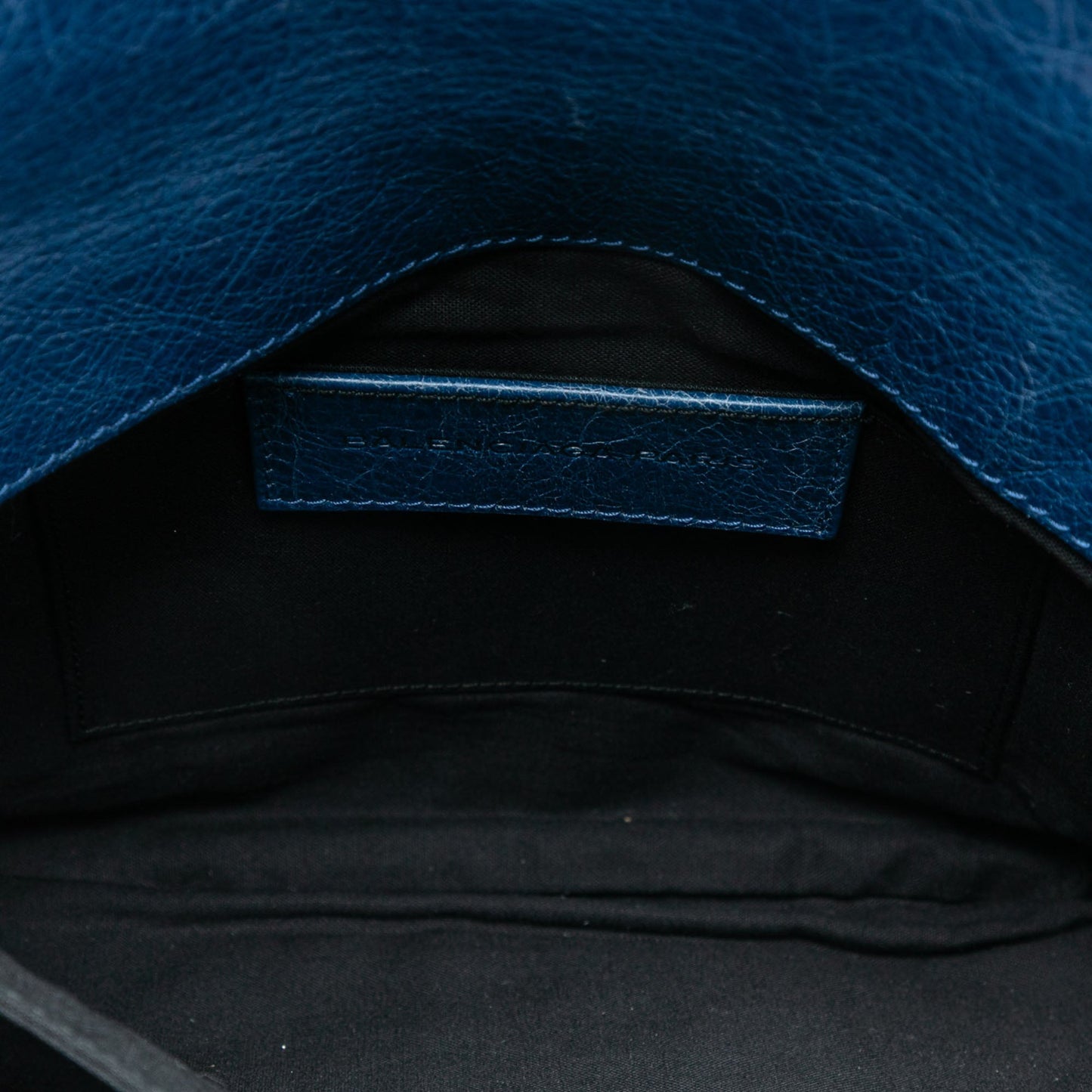 Balenciaga Lambskin Motocross Classic Envelope Clutch