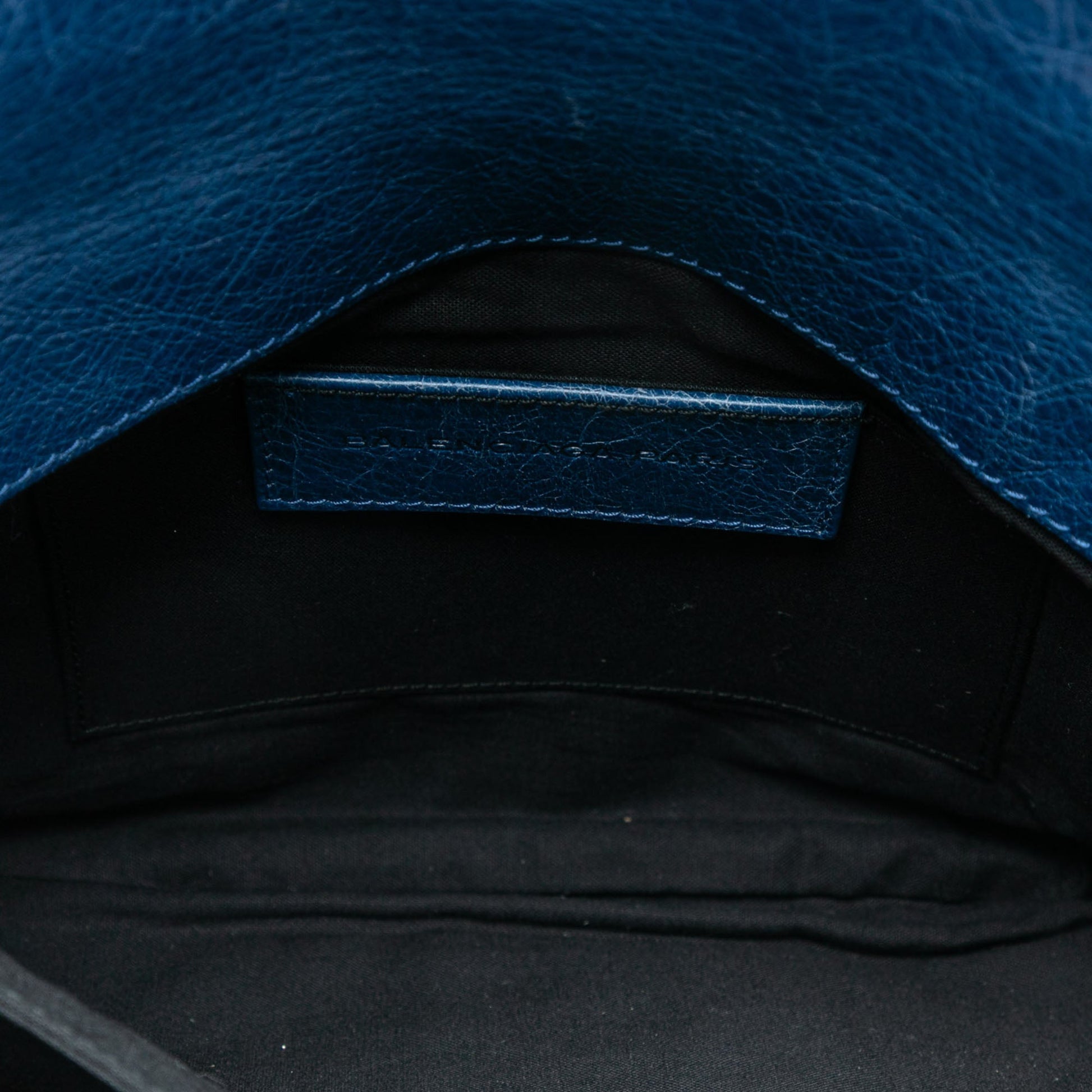 Balenciaga Lambskin Motocross Classic Envelope Clutch