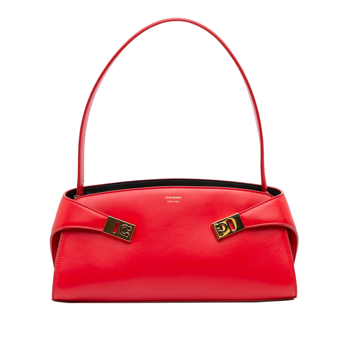 Ferragamo Calfskin Hug East West Shoulder Bag