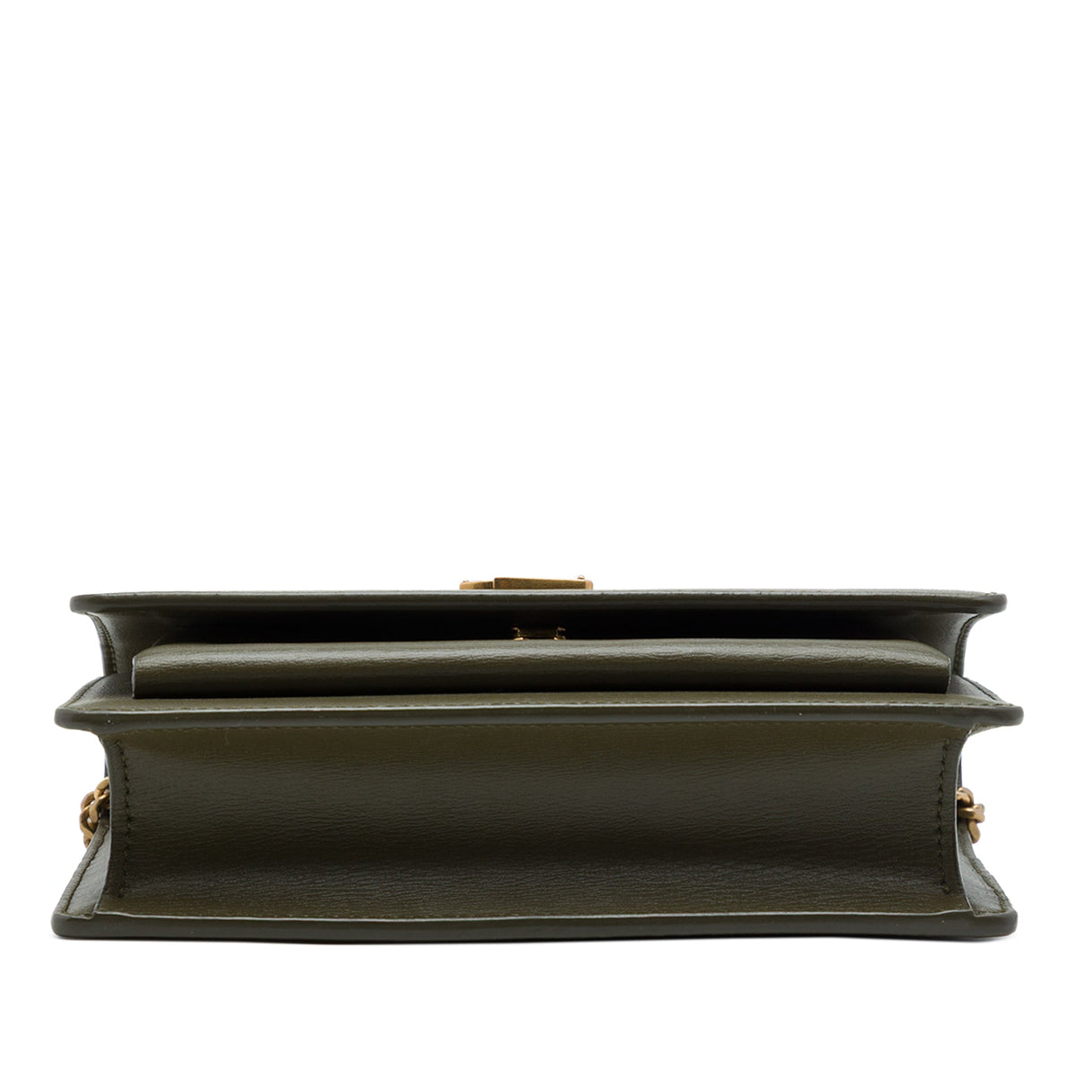 Saint Laurent Mini Calfskin Monogram Sunset Wallet on Chain