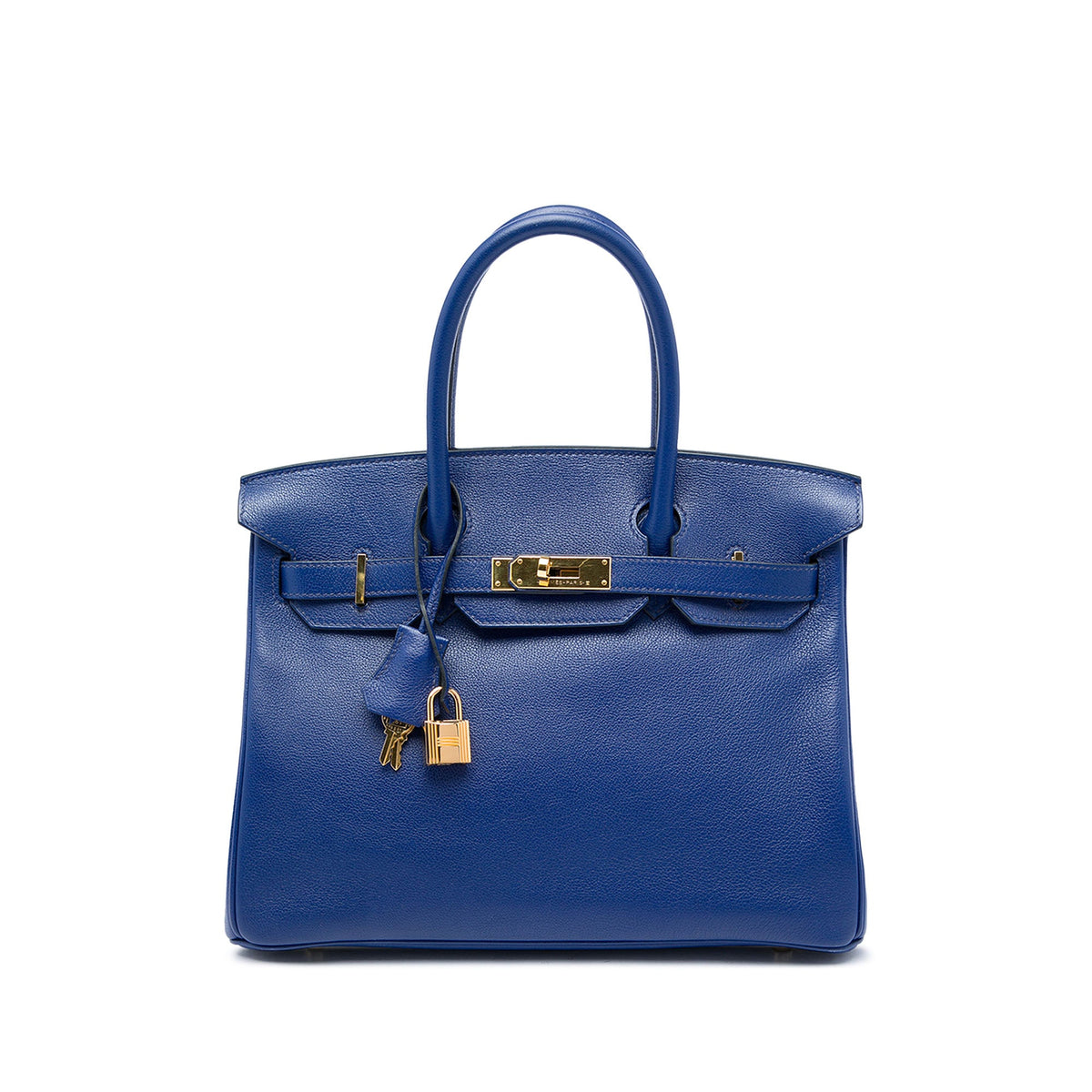 Hermès Togo Birkin Retourne 30 — Blue