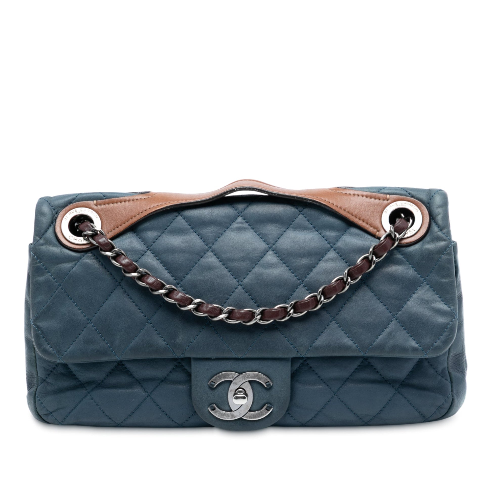 Chanel Medium Iridescent Calfskin In The Mix Flap