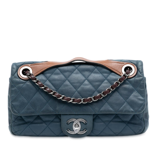Chanel Medium Iridescent Calfskin In The Mix Flap