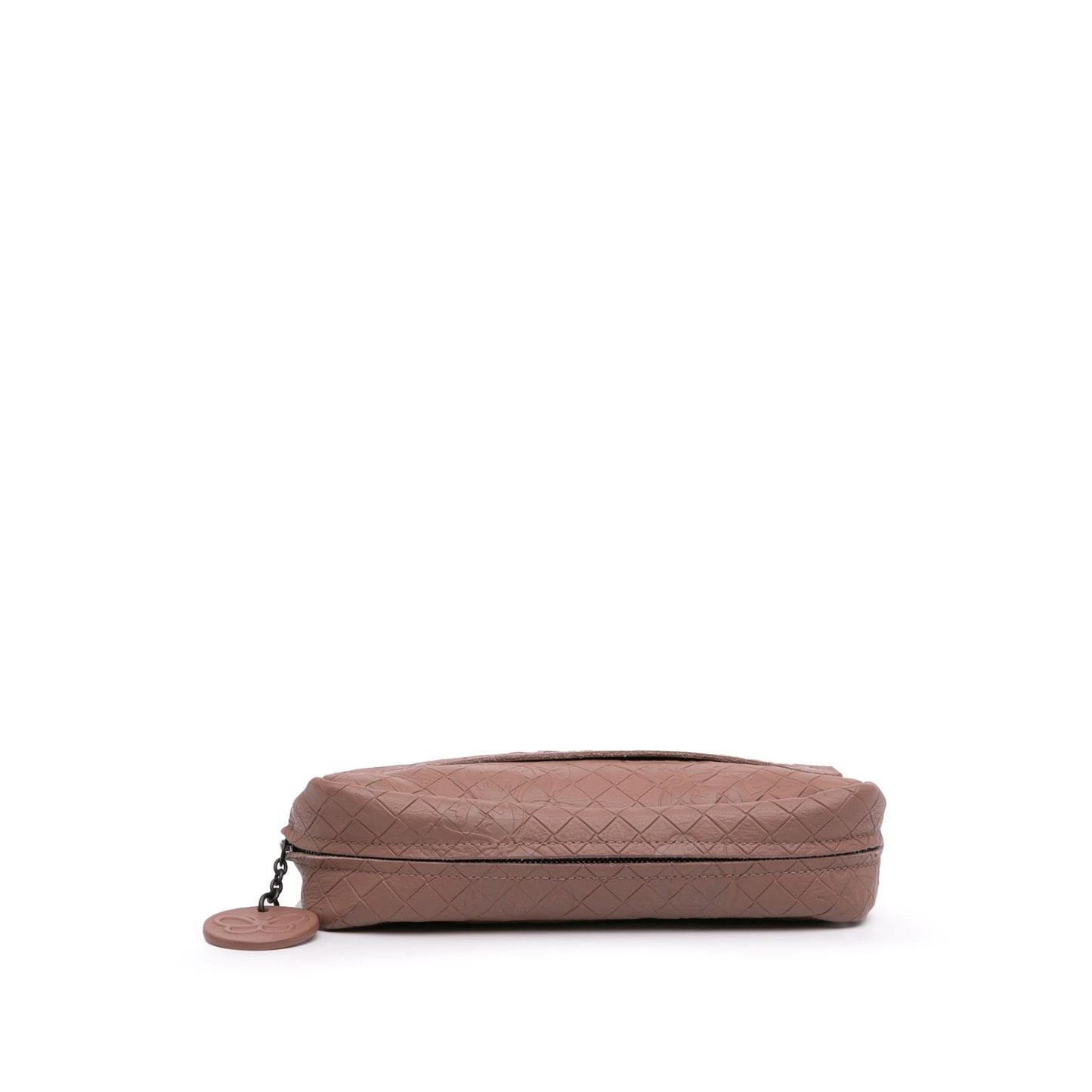 Bottega Veneta Small Calfskin Intrecciomirage Embossed Butterfly Chain Crossbody