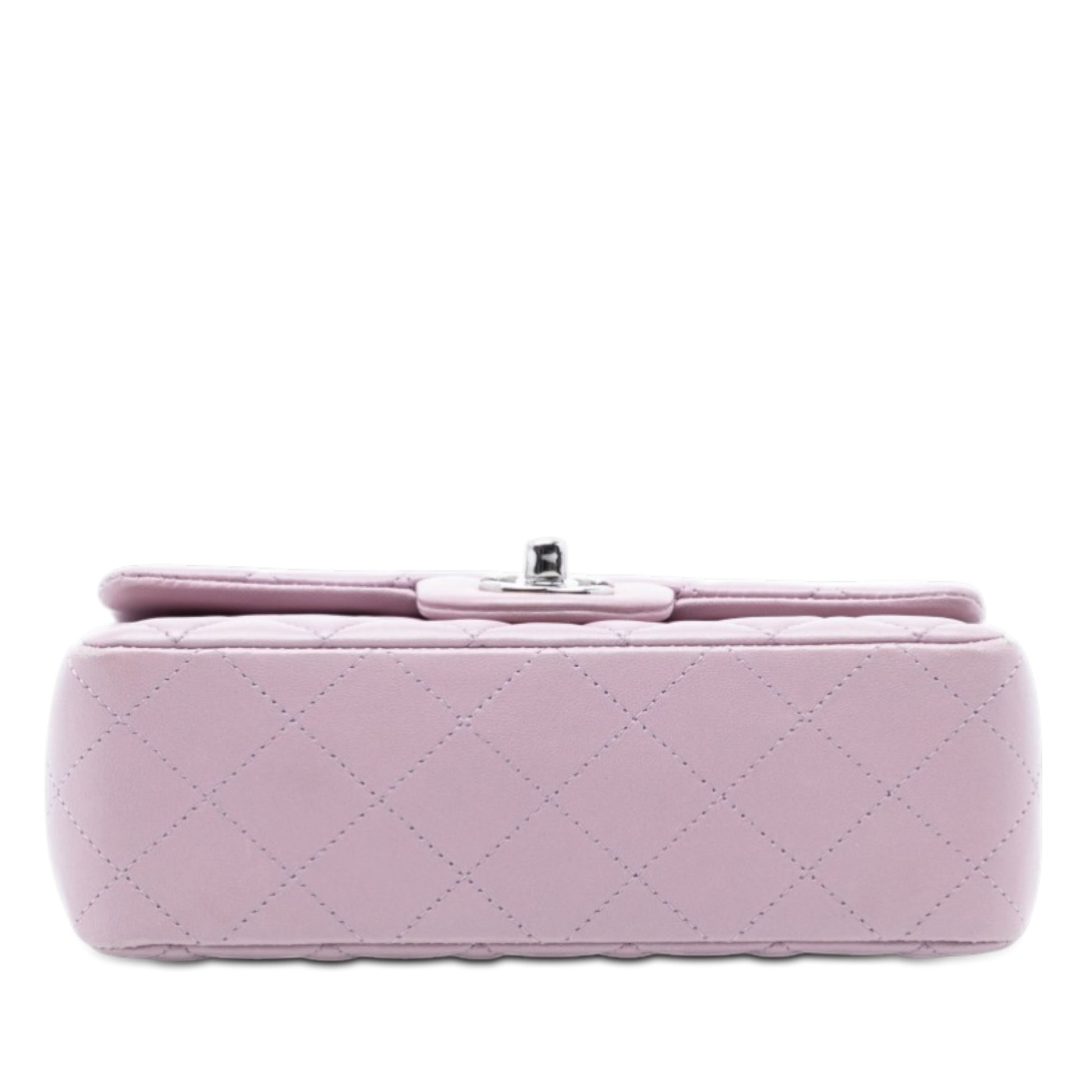 Mini Rectangular Classic Lambskin Single Flap