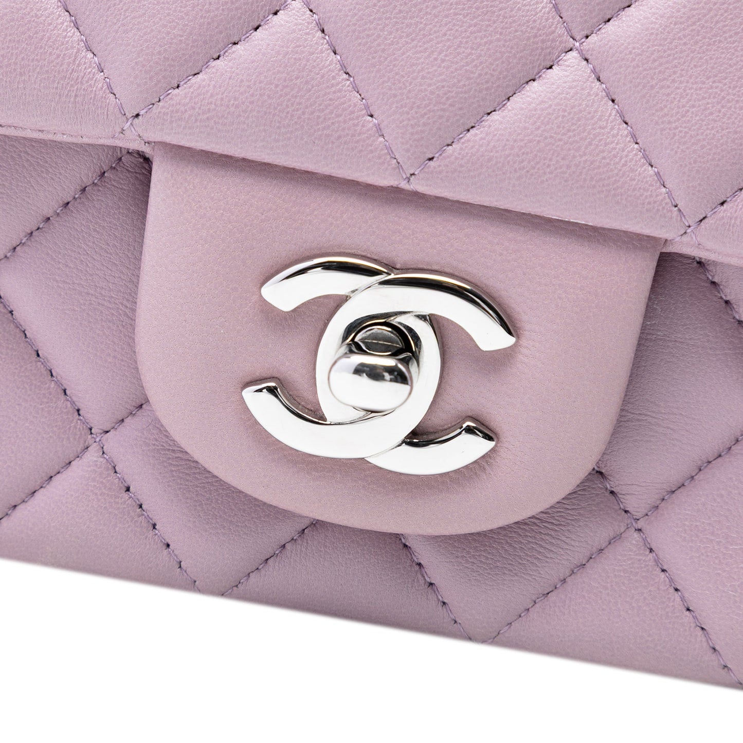 Mini Rectangular Classic Lambskin Single Flap