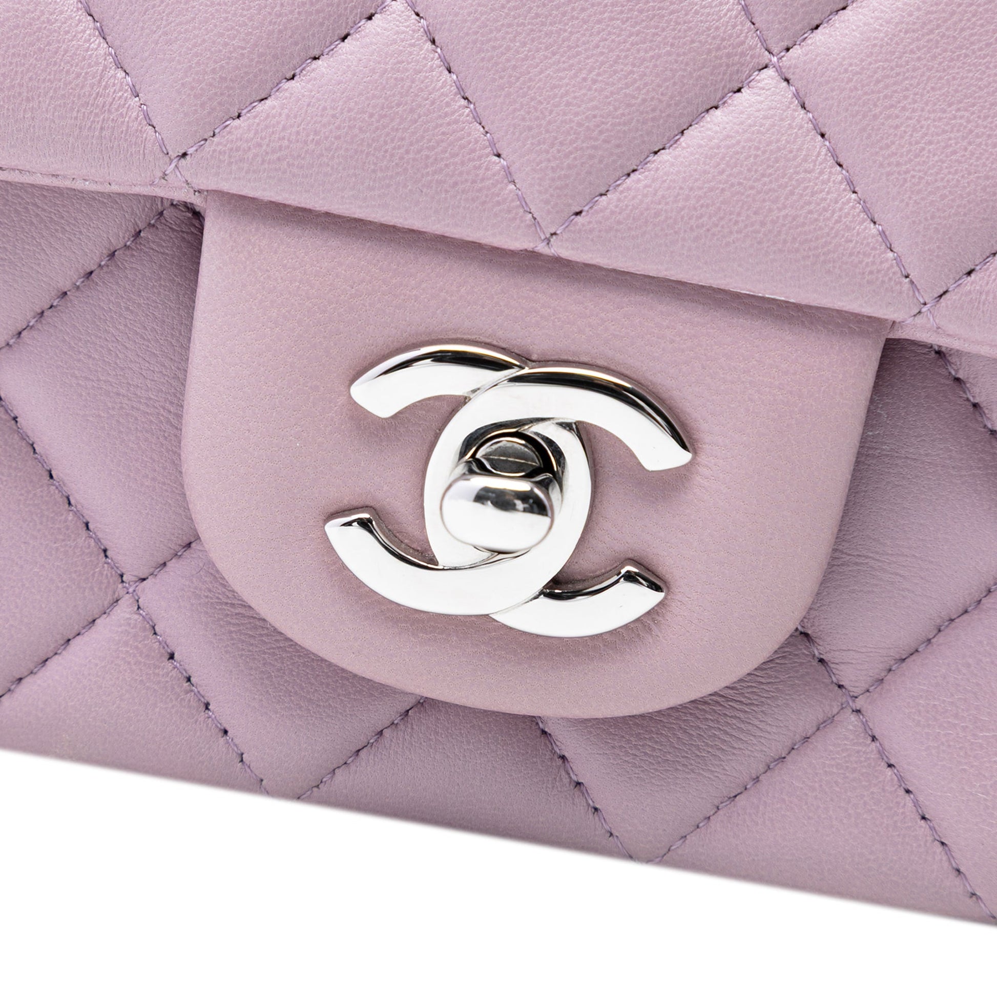 Mini Rectangular Classic Lambskin Single Flap
