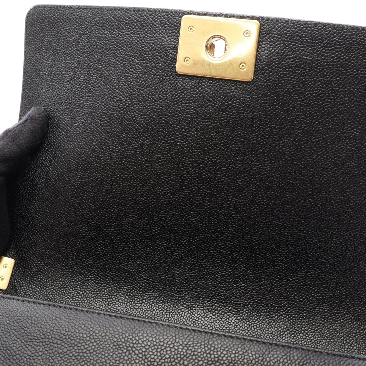 Chanel Large Quilted Caviar Boy Flap