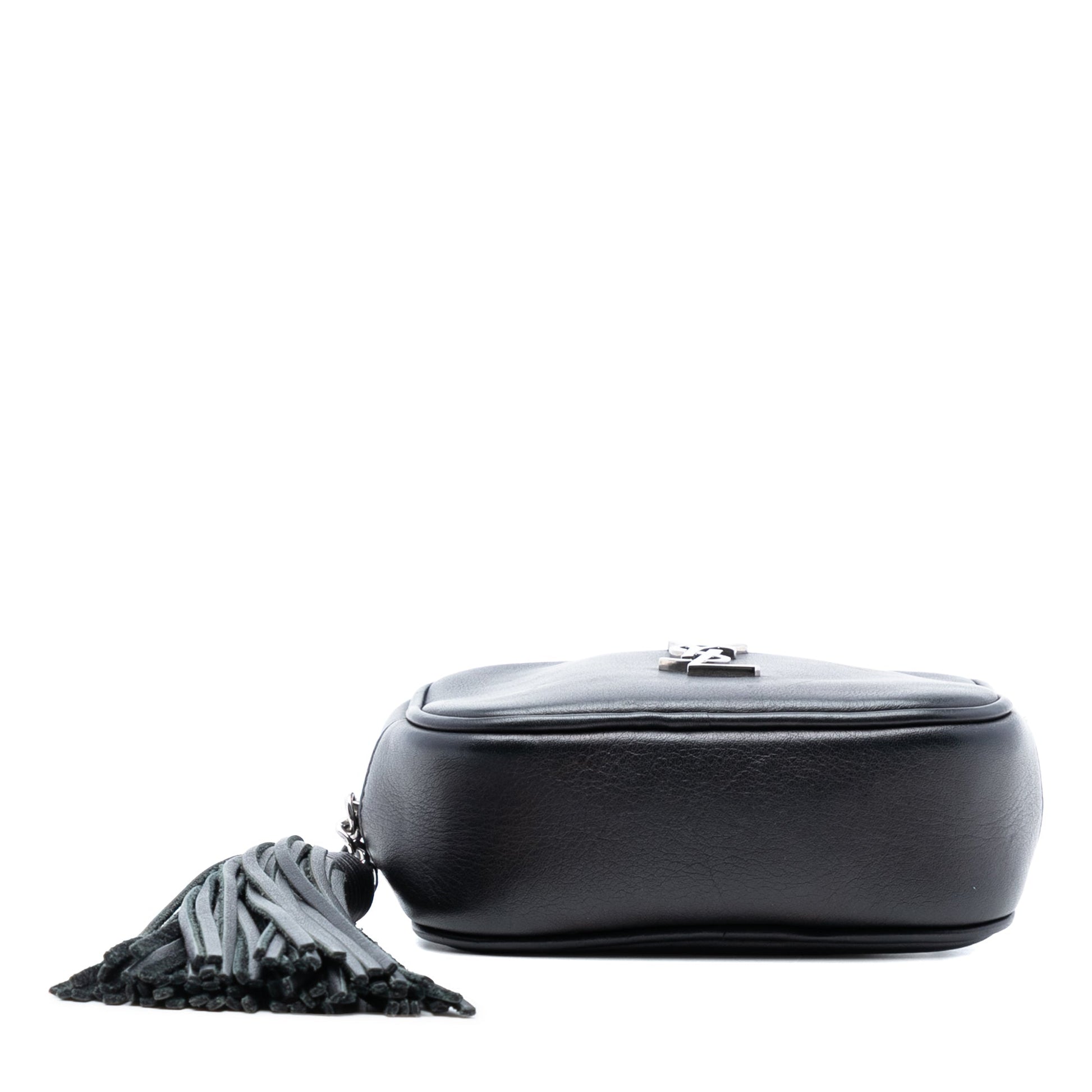 Saint Laurent Calfskin Monogram Blogger Bag