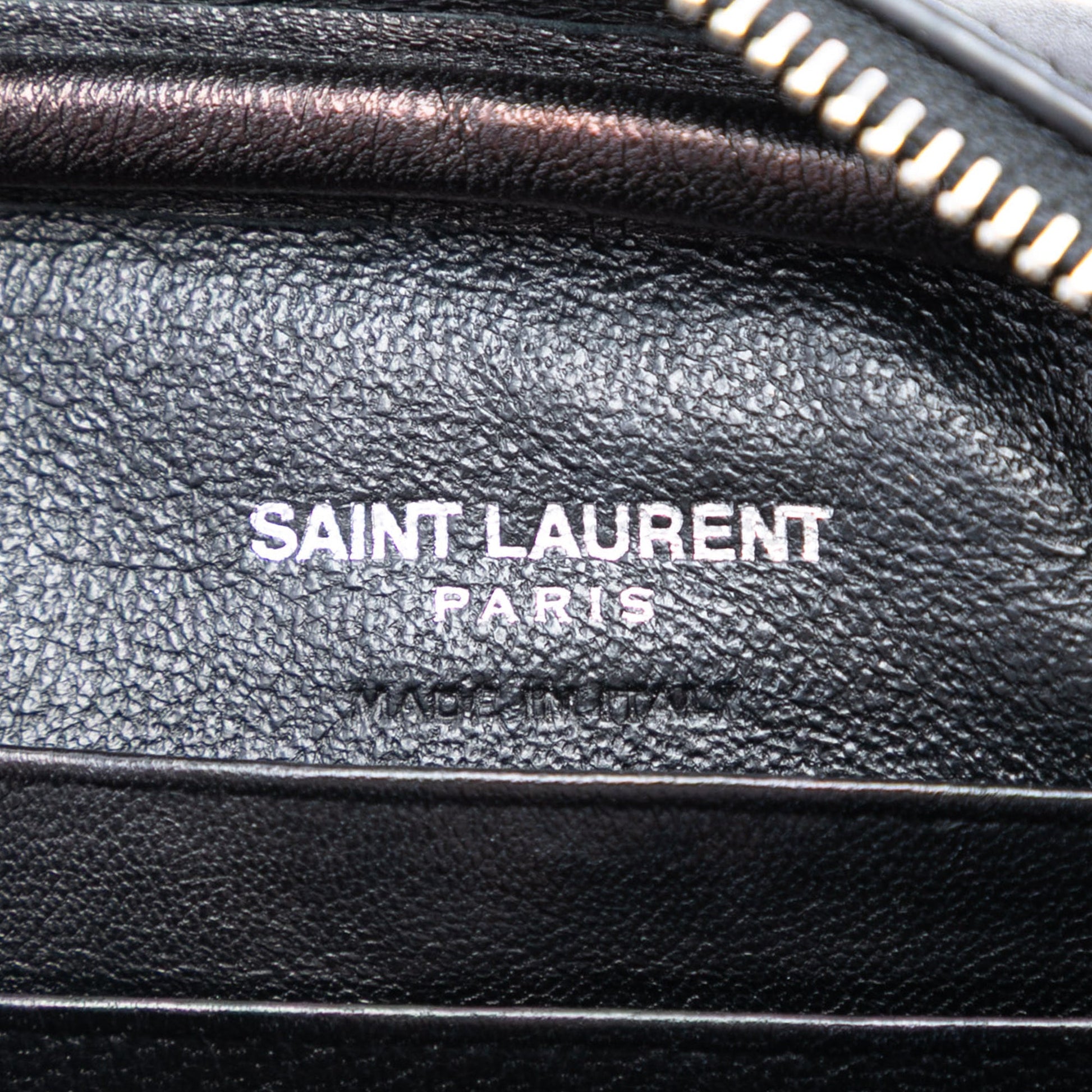 Saint Laurent Calfskin Monogram Blogger Bag