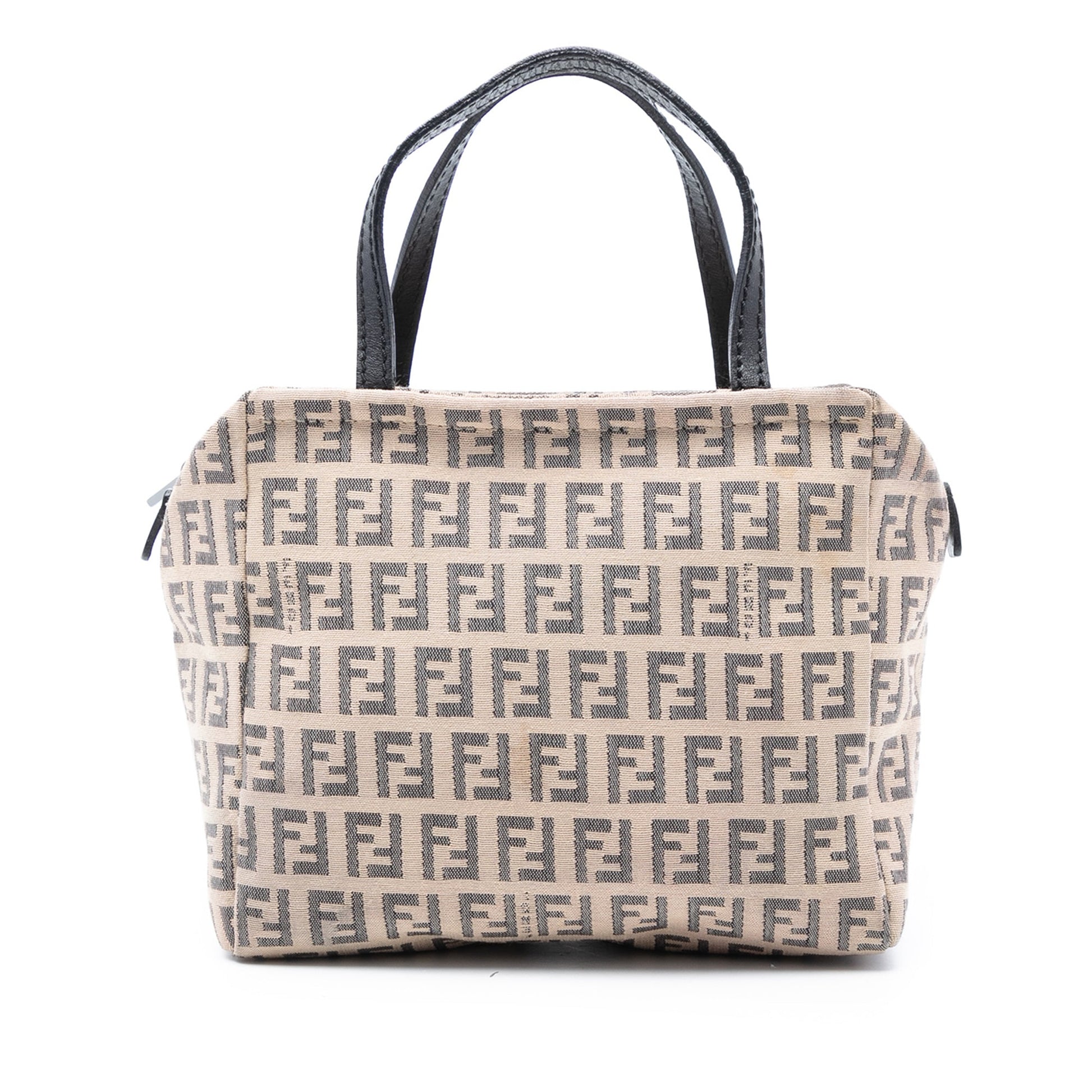 Fendi Mini Zucchino Canvas Handbag