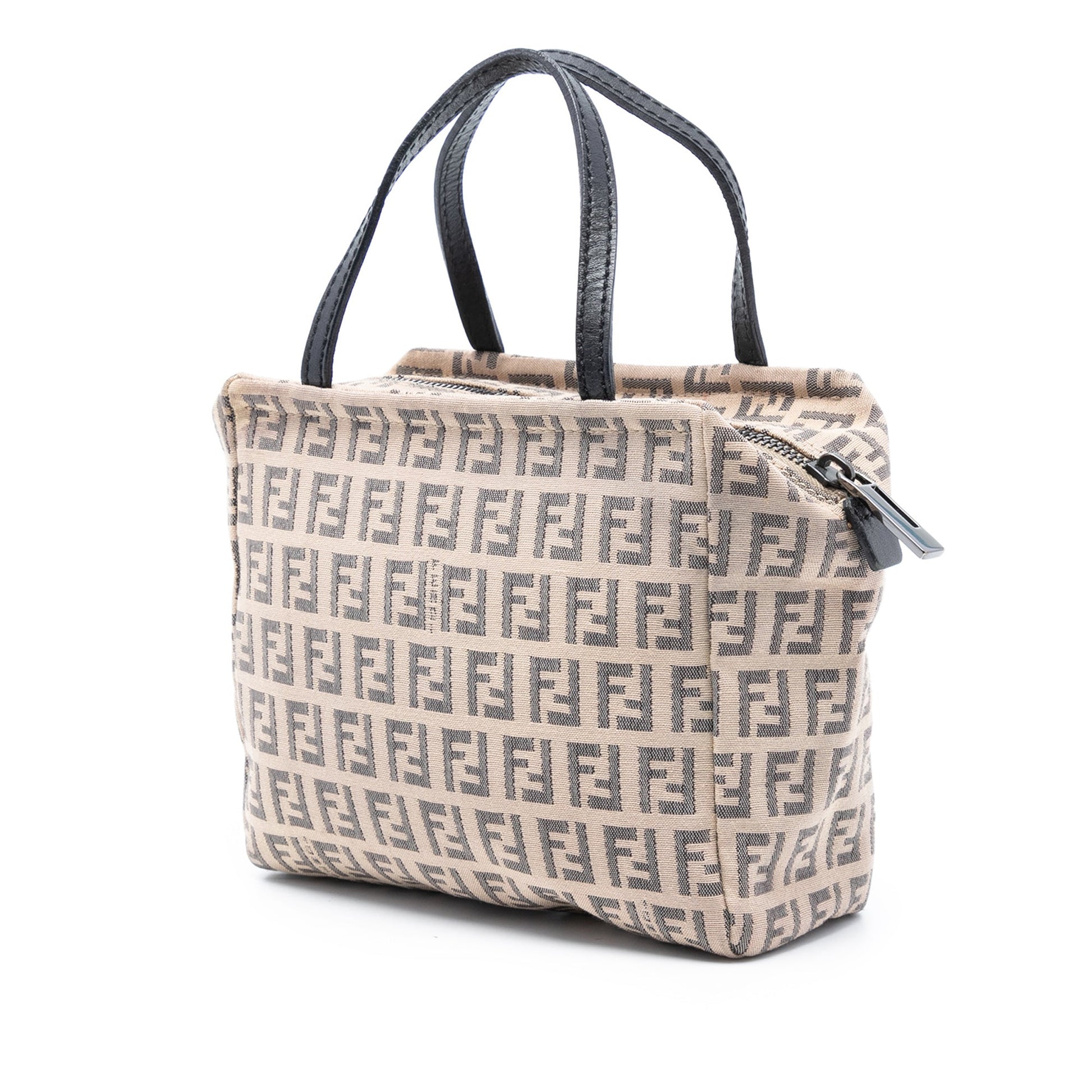 Fendi Mini Zucchino Canvas Handbag