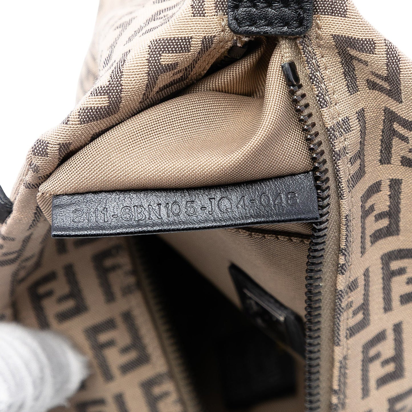 Fendi Mini Zucchino Canvas Handbag