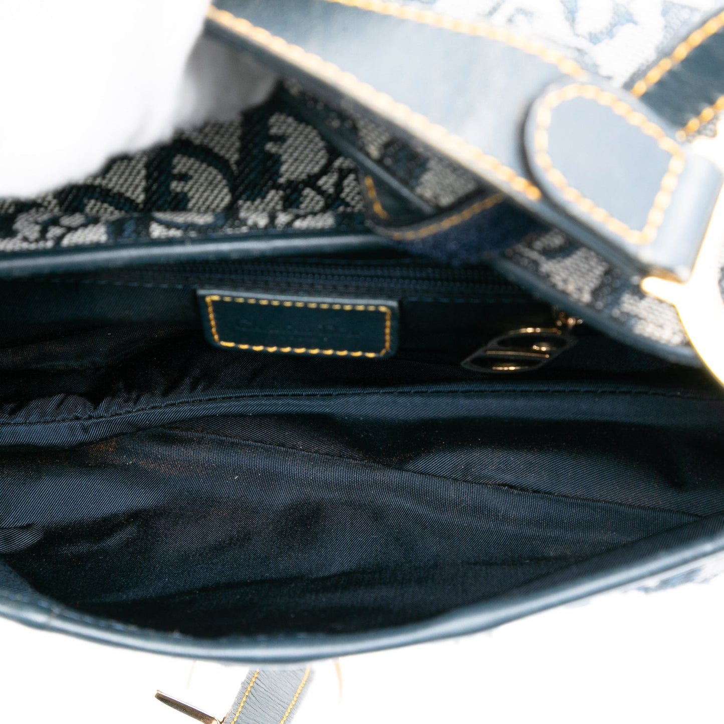 Dior Oblique Canvas Saddle Bag