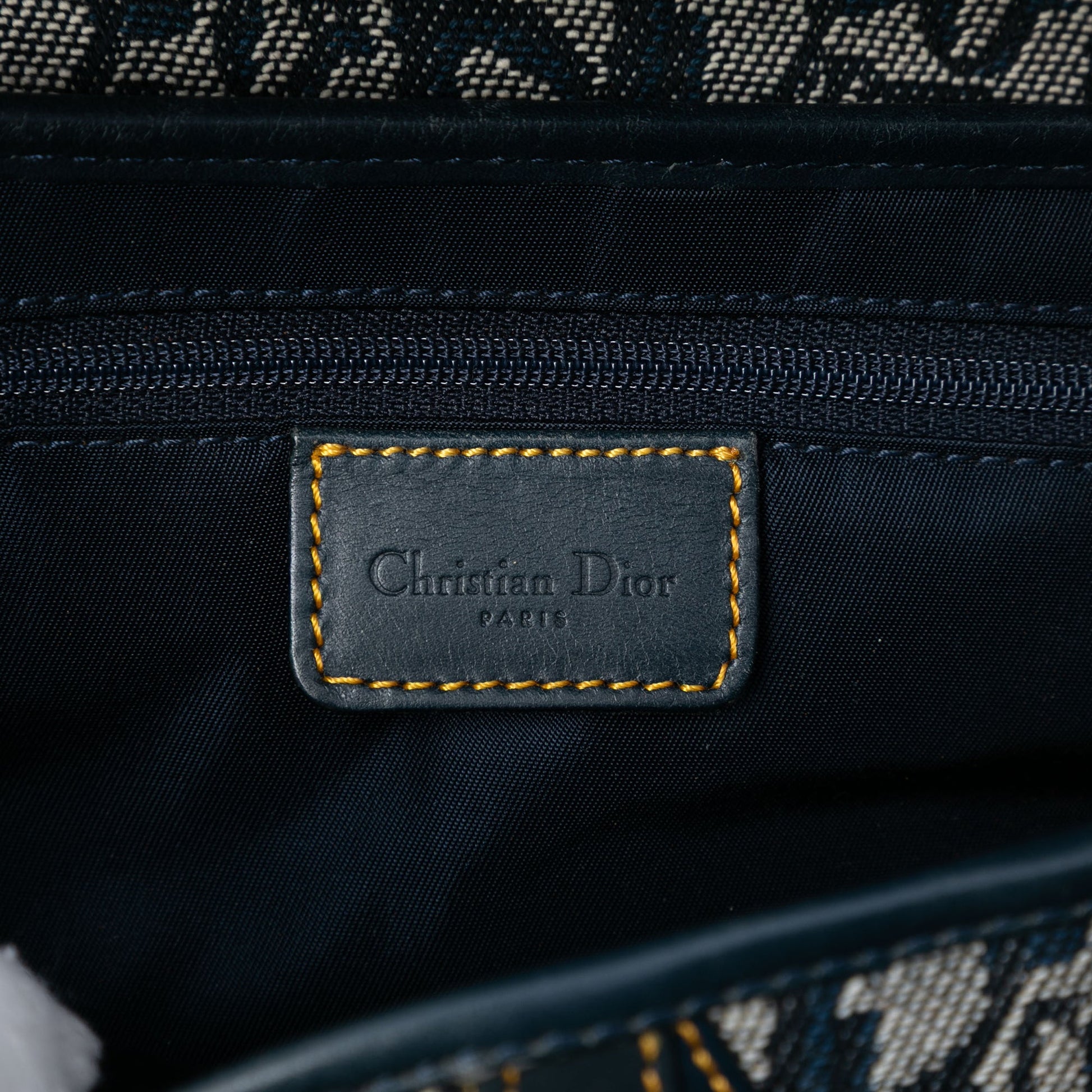 Dior Oblique Canvas Saddle Bag