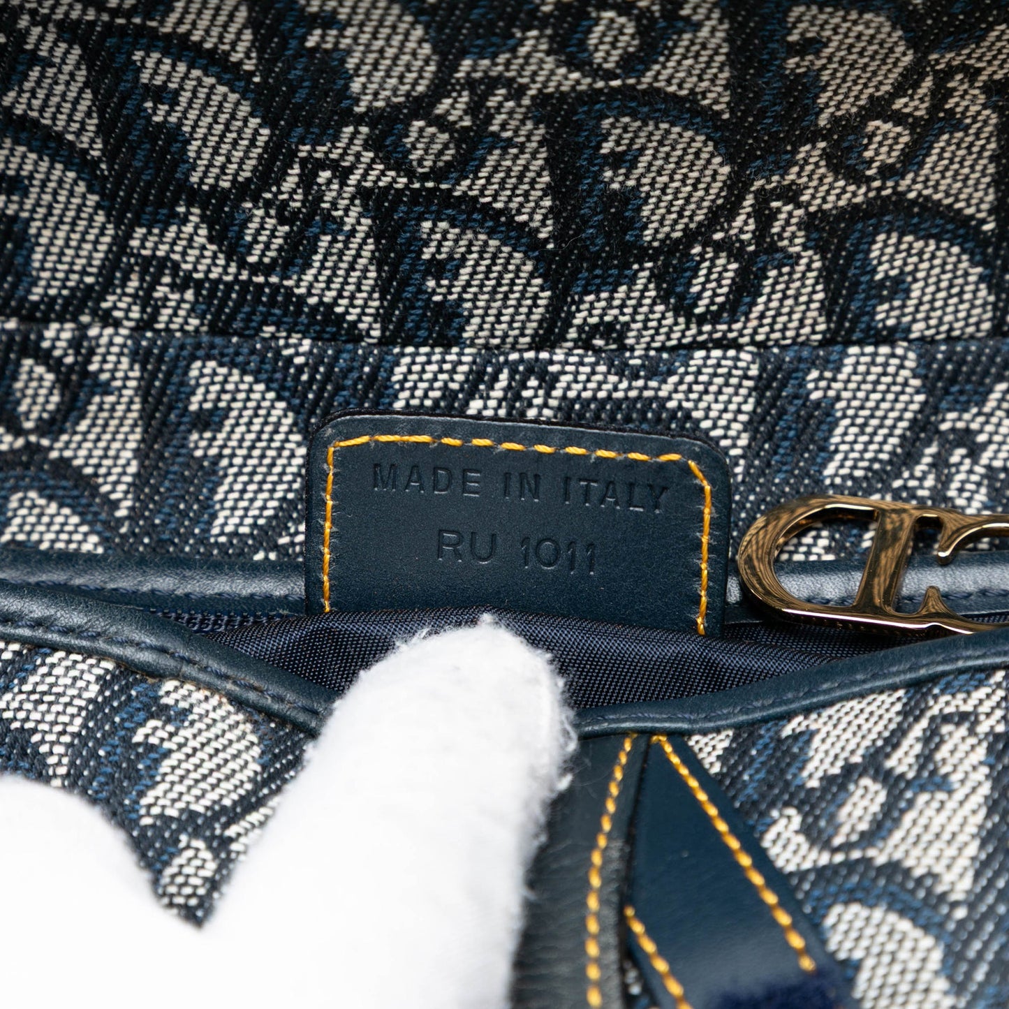 Dior Oblique Canvas Saddle Bag