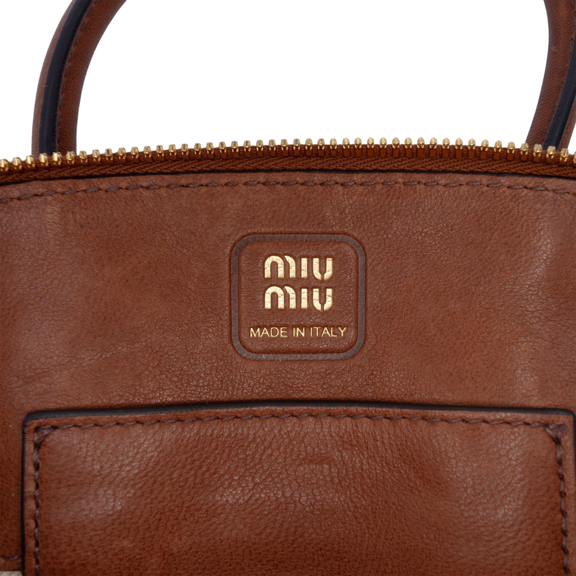 Miu Miu Mini Nappa Aventure Satchel