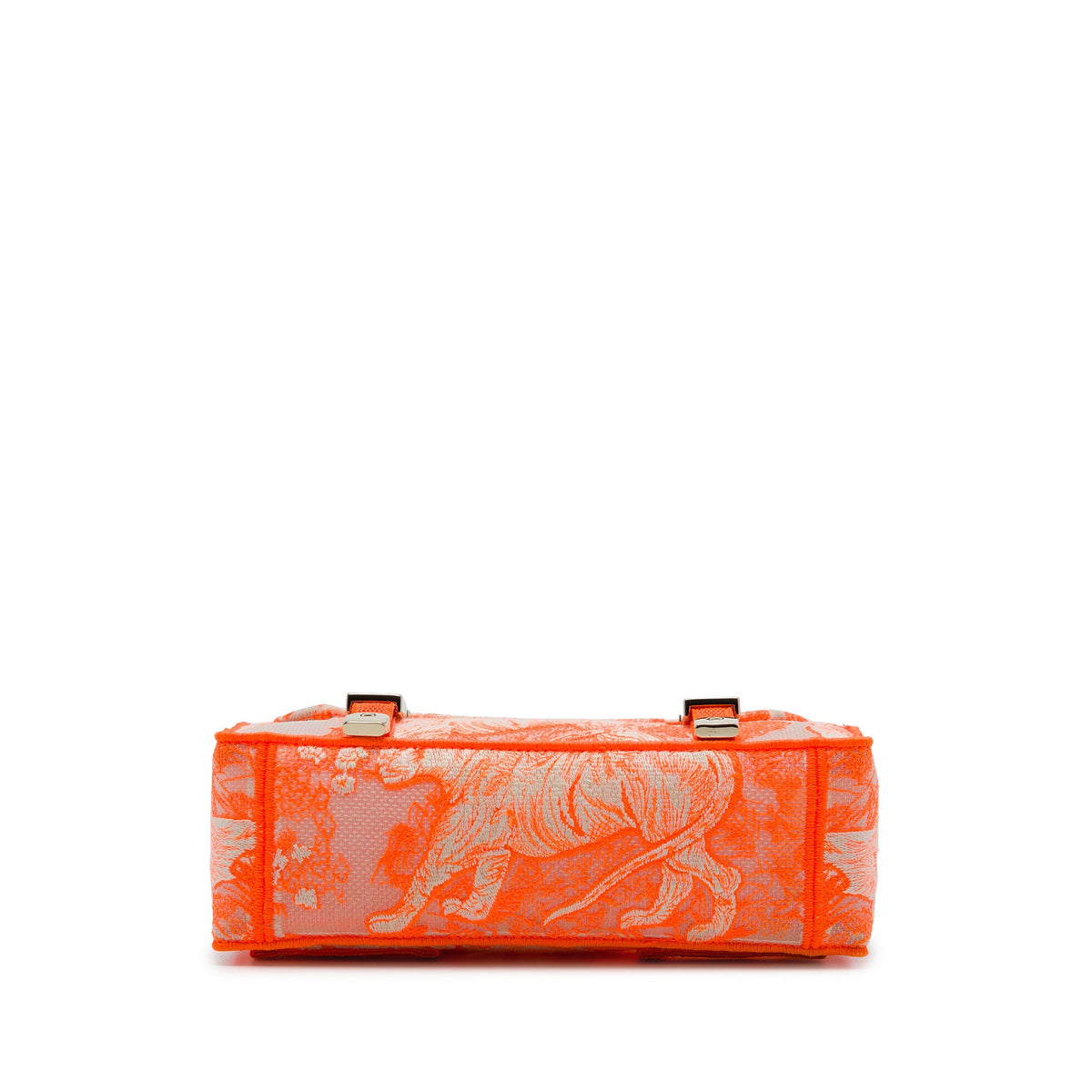Dior Small Embroidered Canvas Toile de Jouy Diorcamp Messenger Bag — Orange