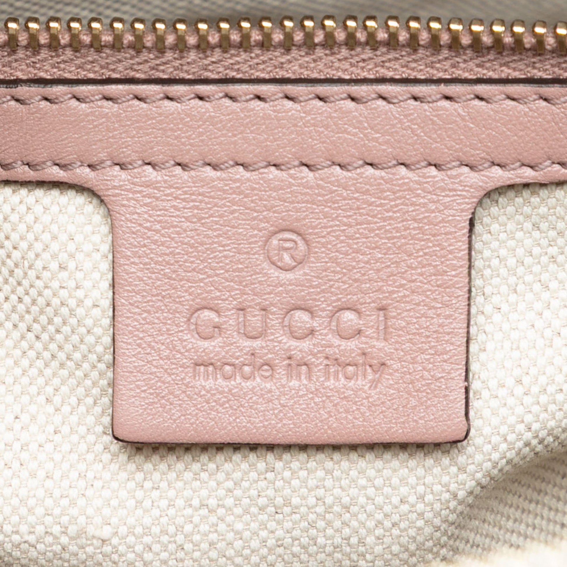 Gucci Large Microguccissima Patent Nice Dome Satchel