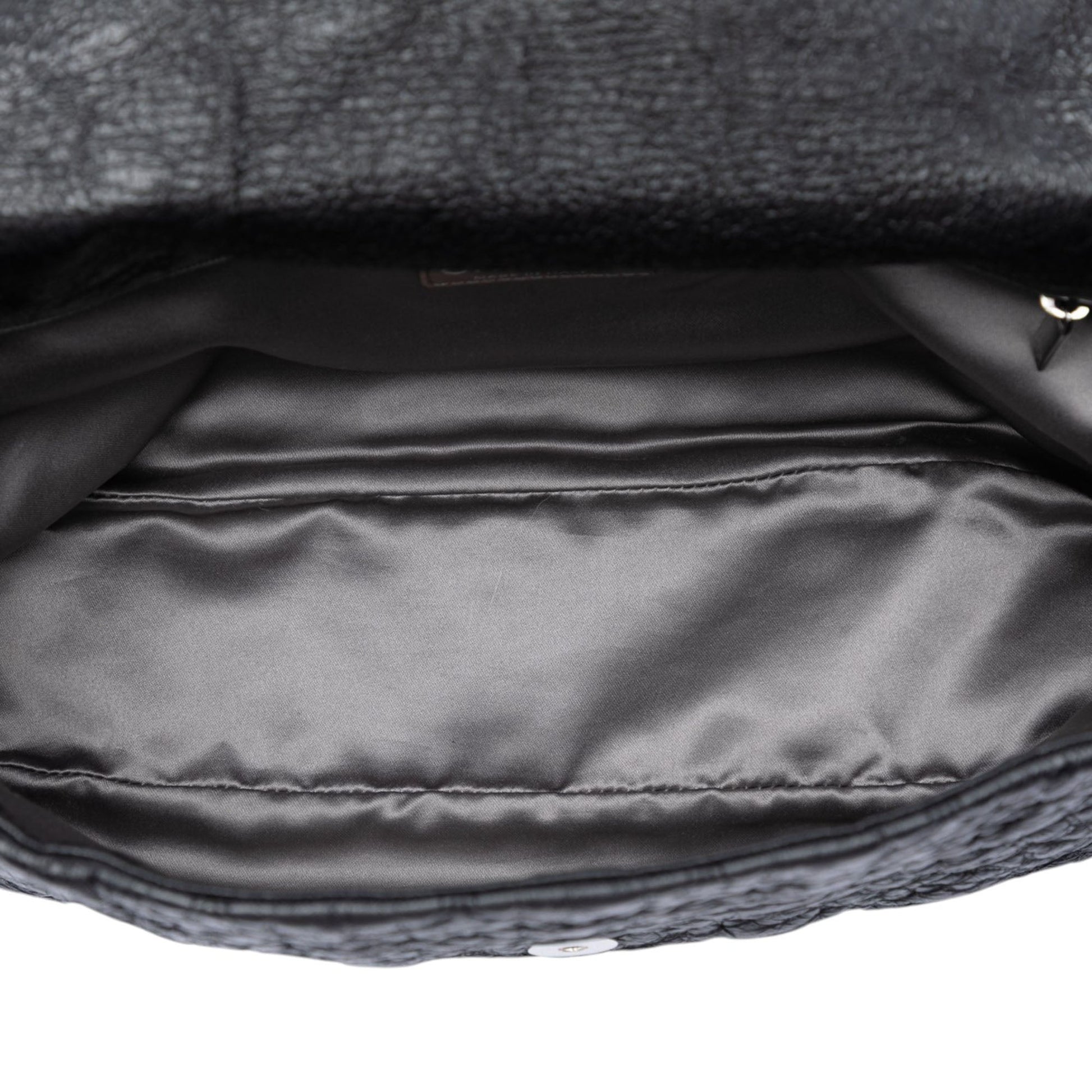 Chanel Jumbo Quilted Vinyl Rock In Moscow Single Flap