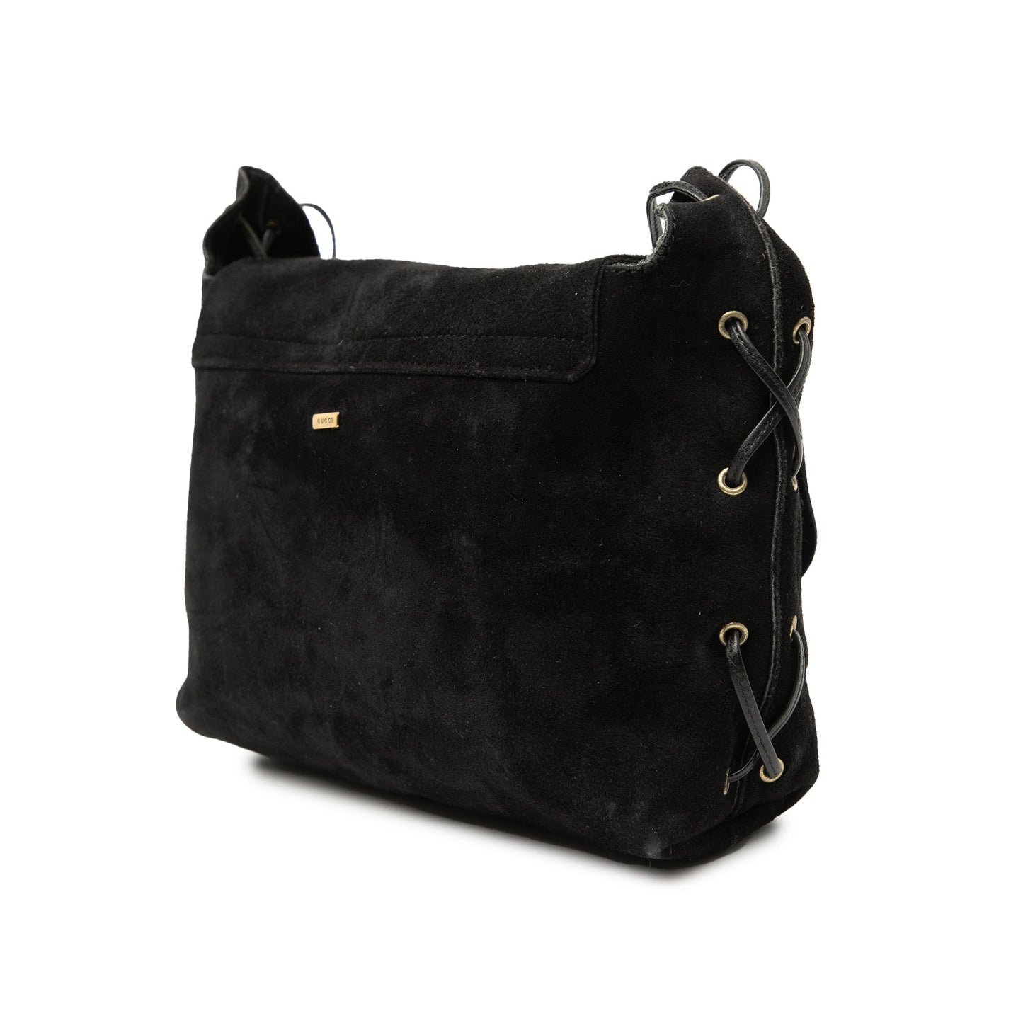 Suede Heart Crossbody