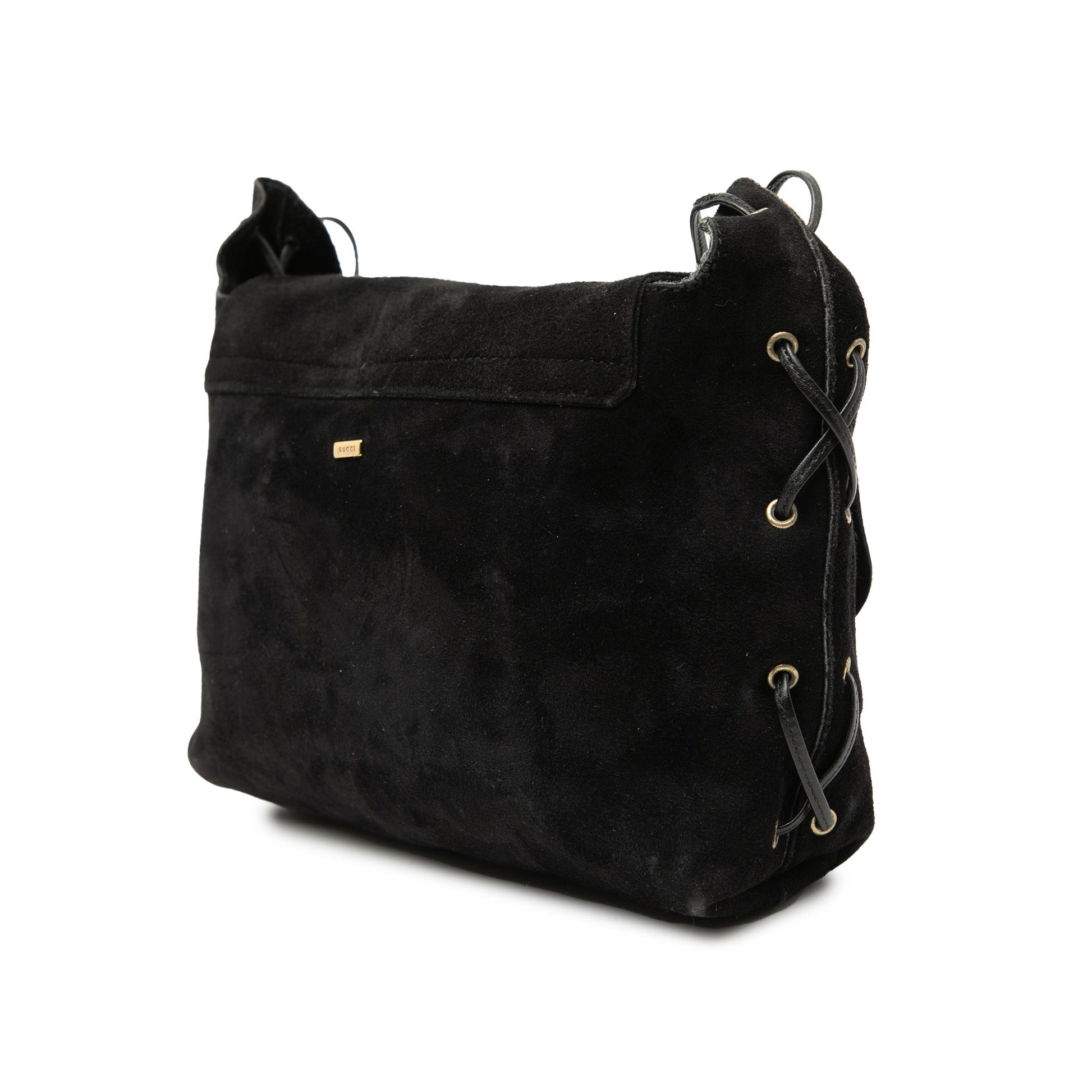 Suede Heart Crossbody