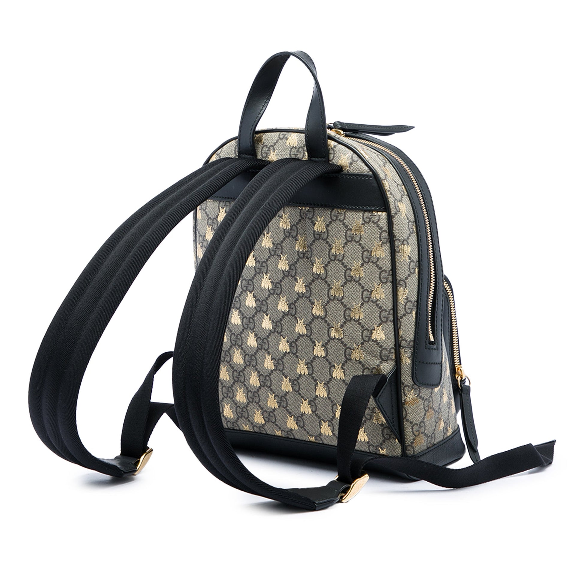 Gucci Small GG Supreme Bee Backpack