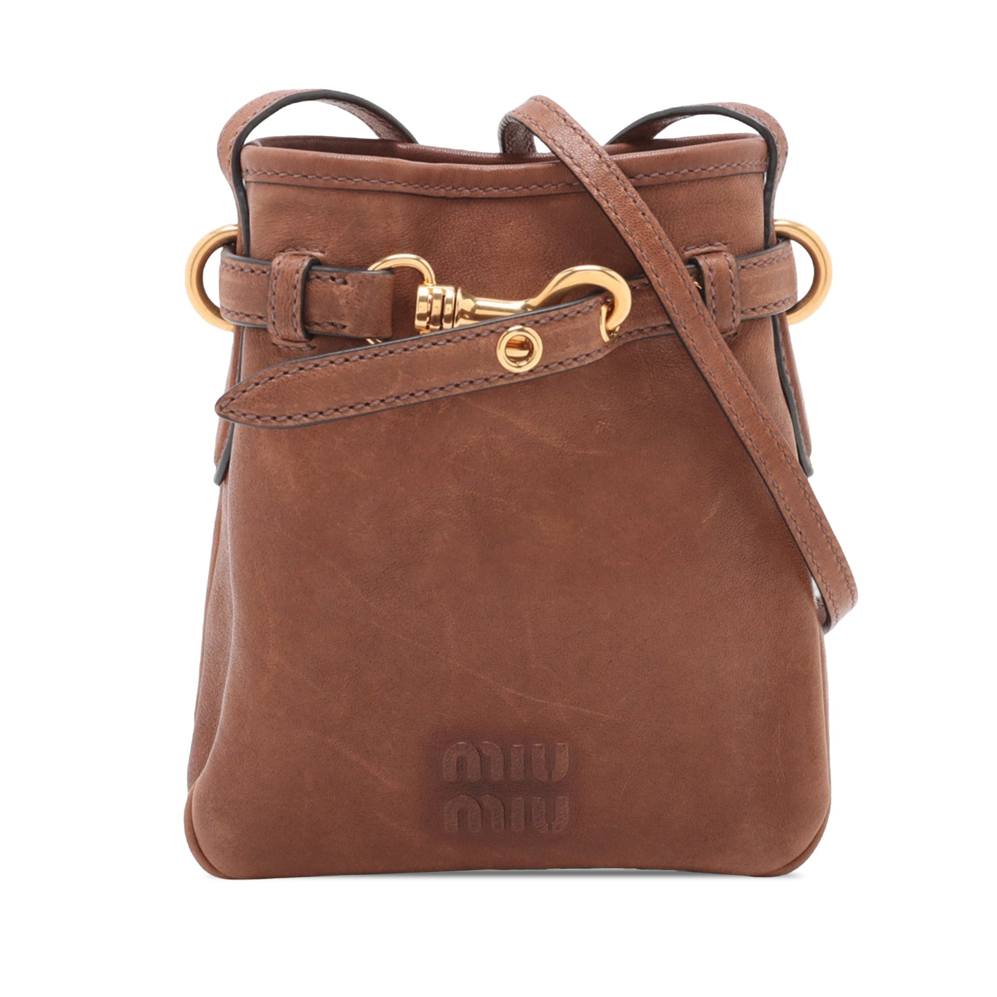Miu Miu Nappa Bucket Bag