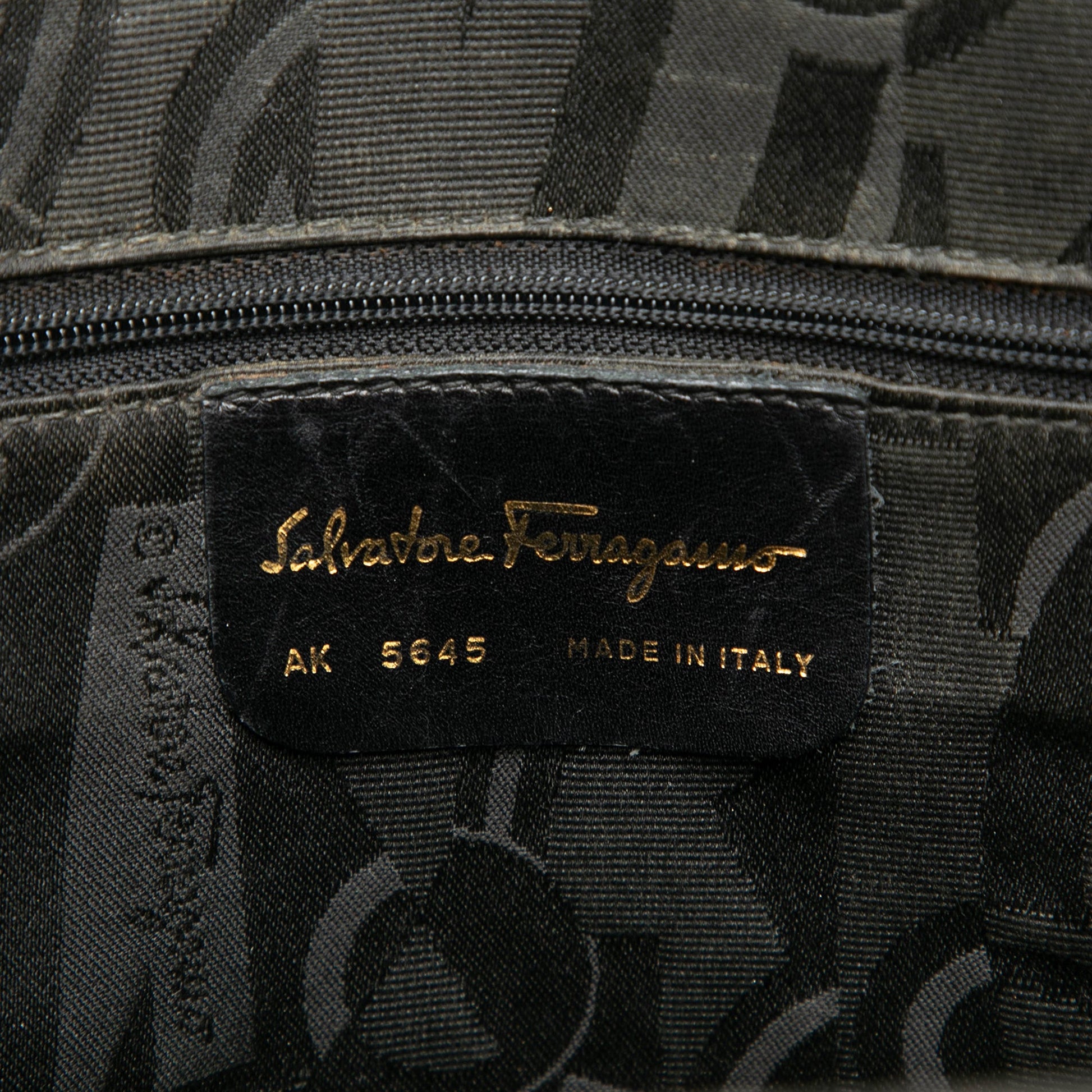Ferragamo Medium Leather Gancini Dome Satchel