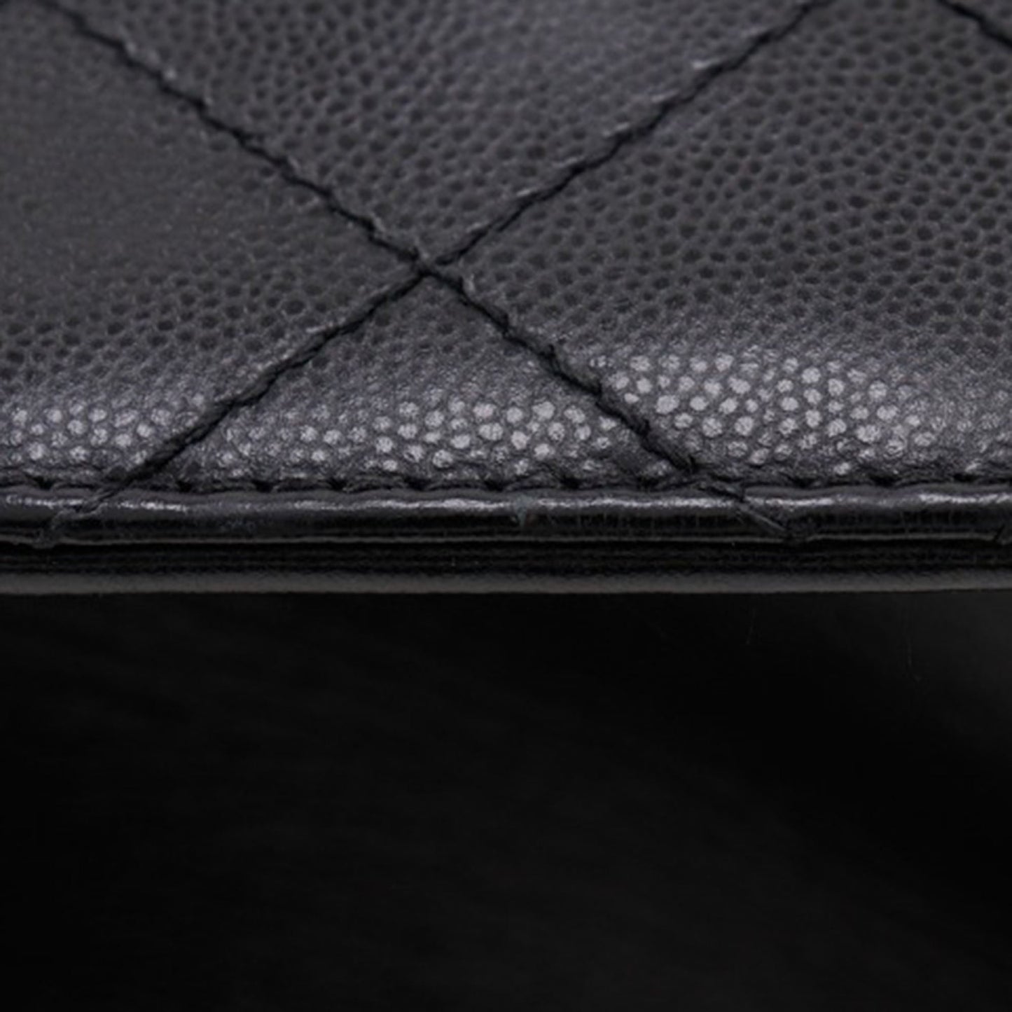 Chanel Quilted Caviar Chain Tote