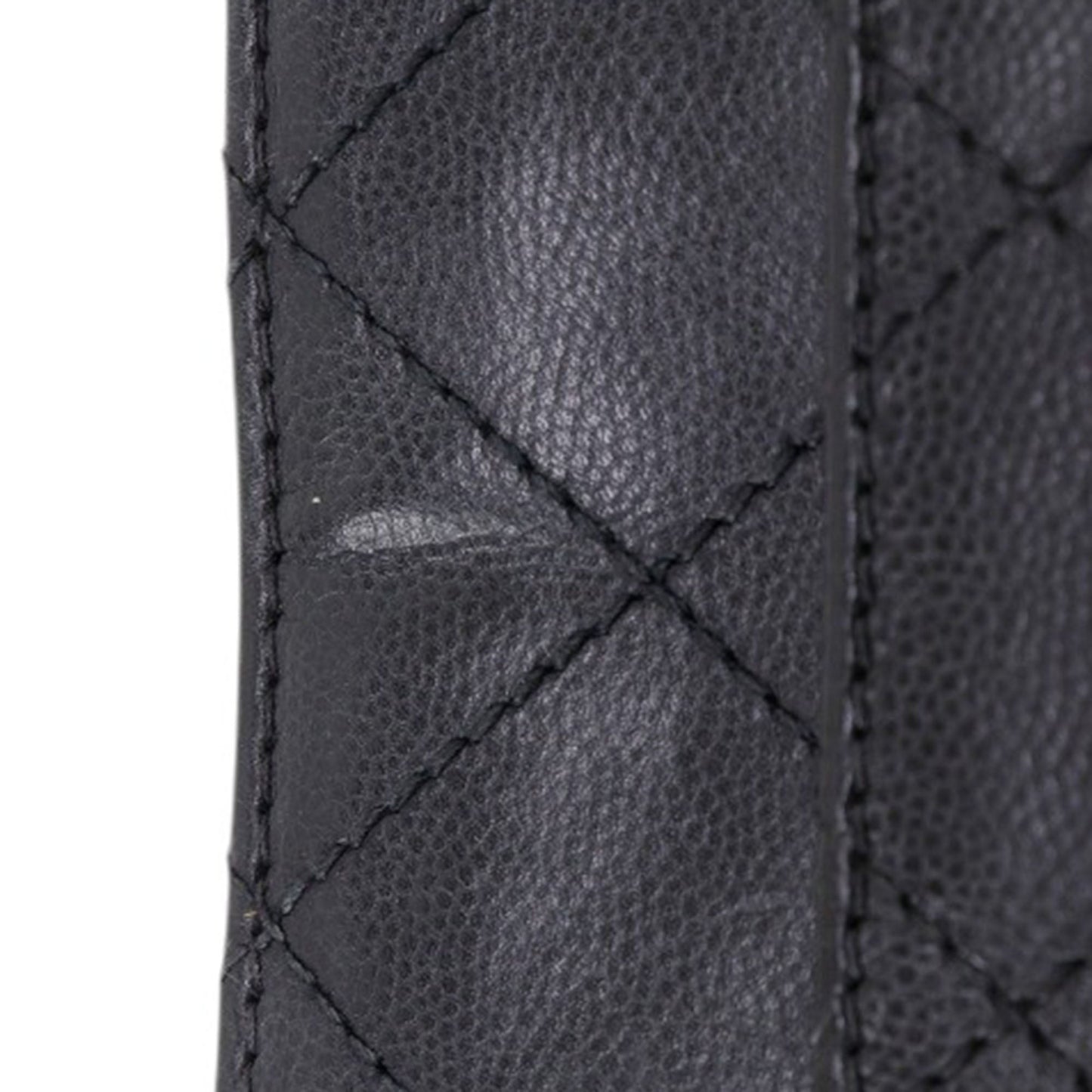 Chanel Quilted Caviar Chain Tote
