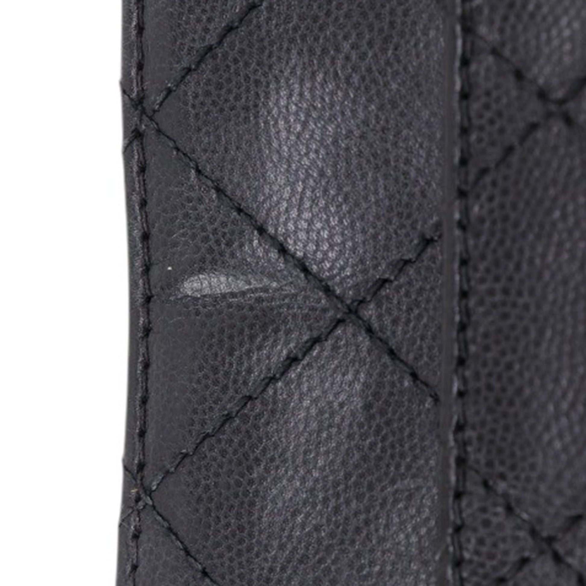 Chanel Quilted Caviar Chain Tote