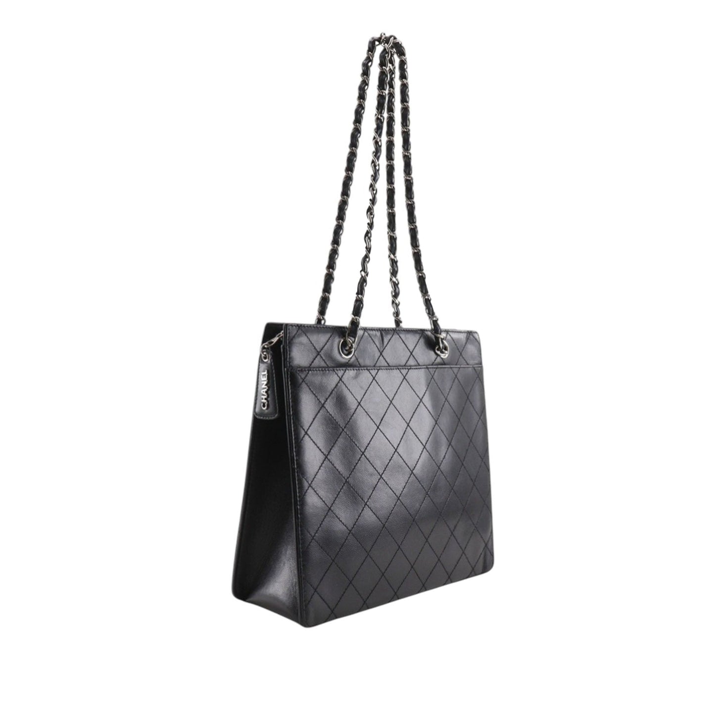 Chanel Quilted Caviar Chain Tote