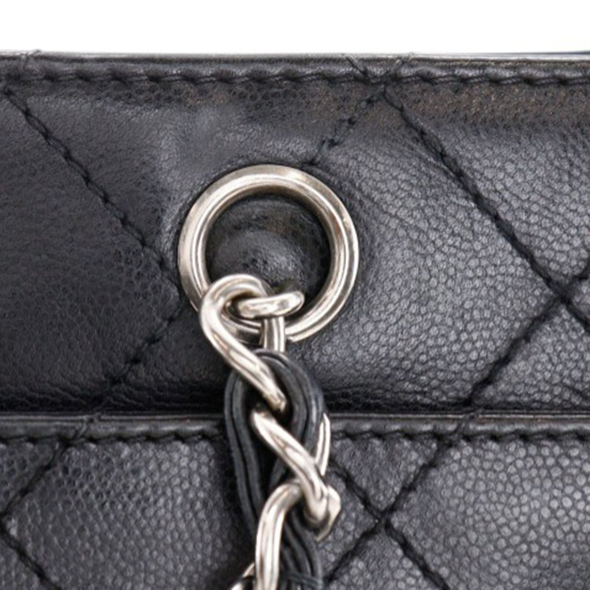 Chanel Quilted Caviar Chain Tote