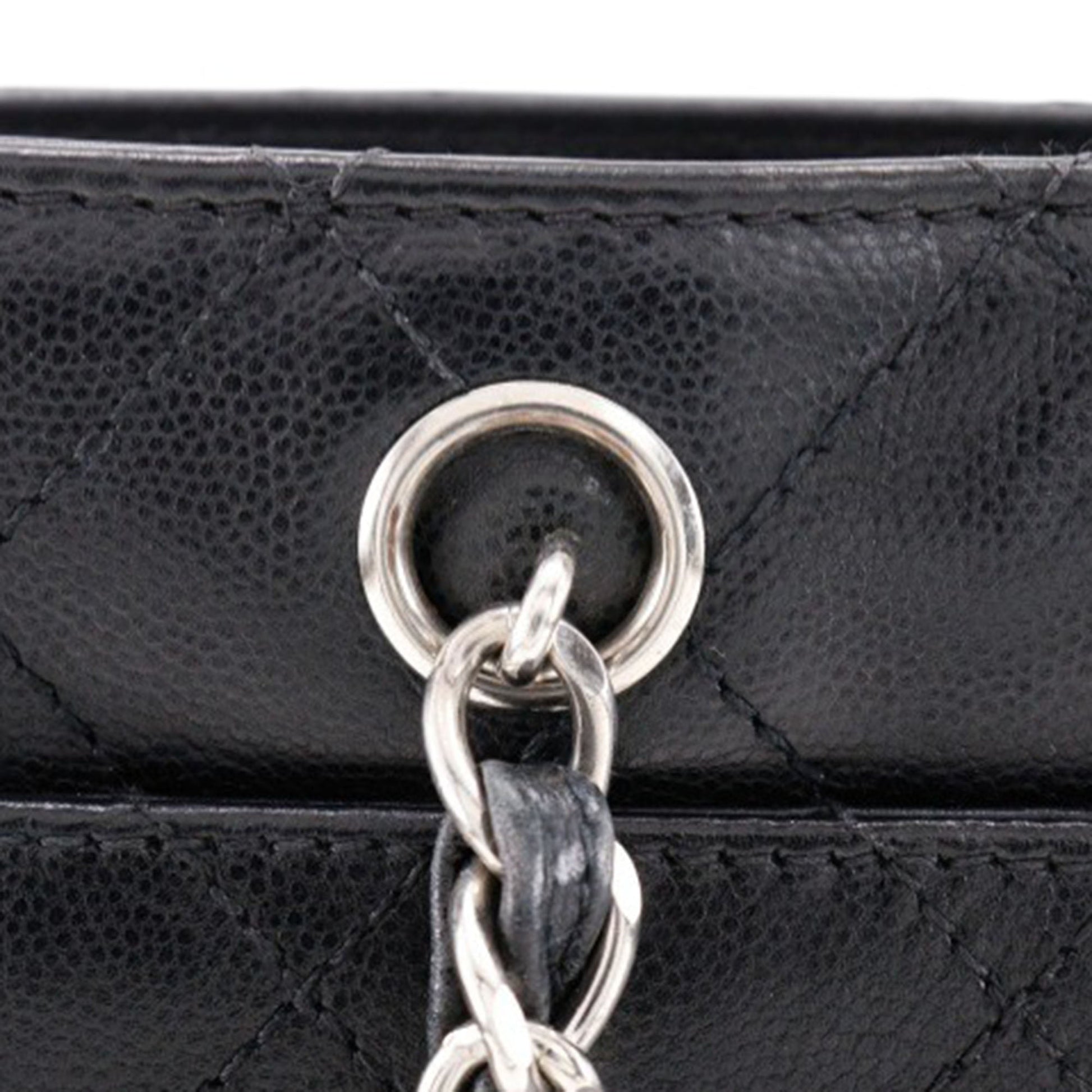 Chanel Quilted Caviar Chain Tote