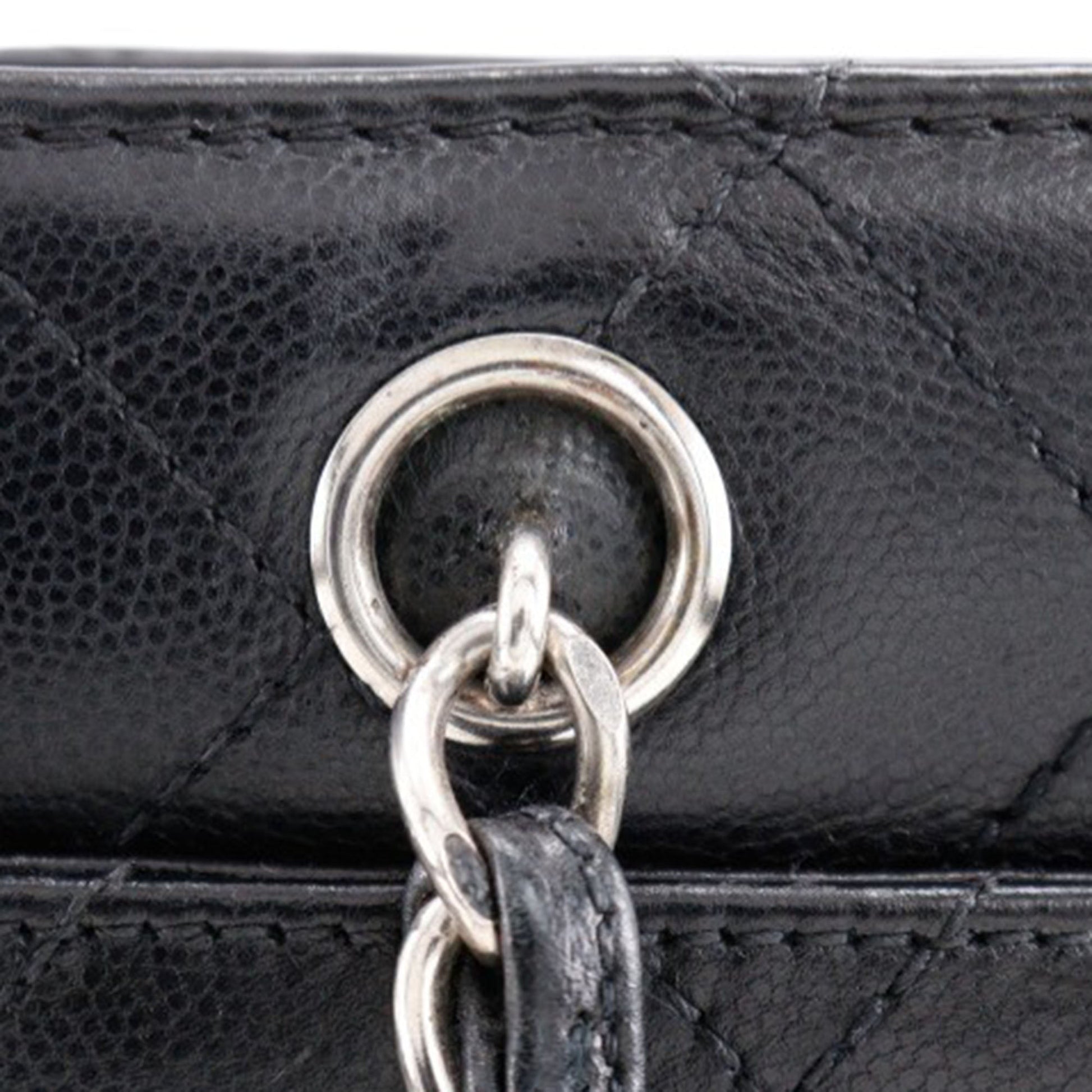 Chanel Quilted Caviar Chain Tote