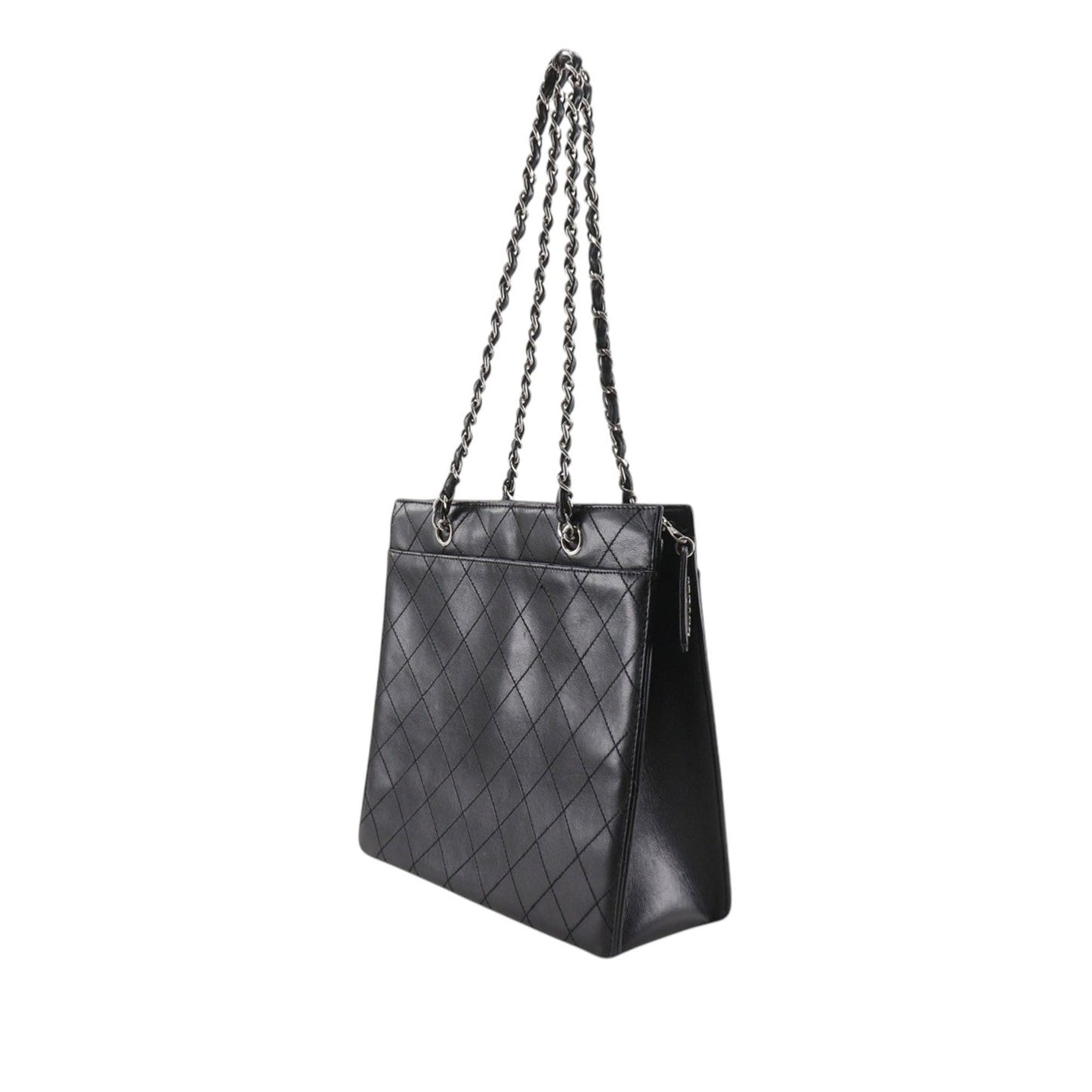 Chanel Quilted Caviar Chain Tote