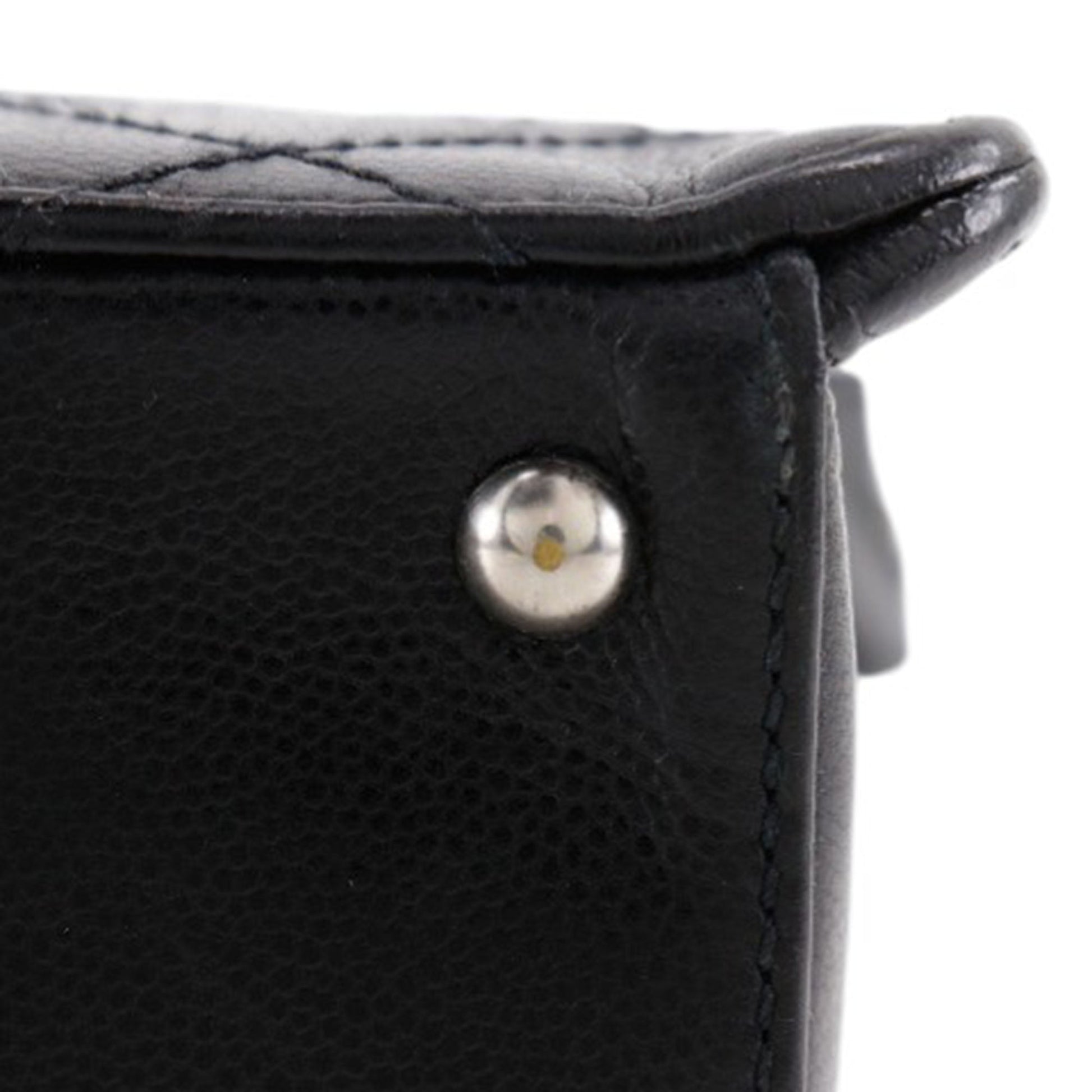 Chanel Quilted Caviar Chain Tote
