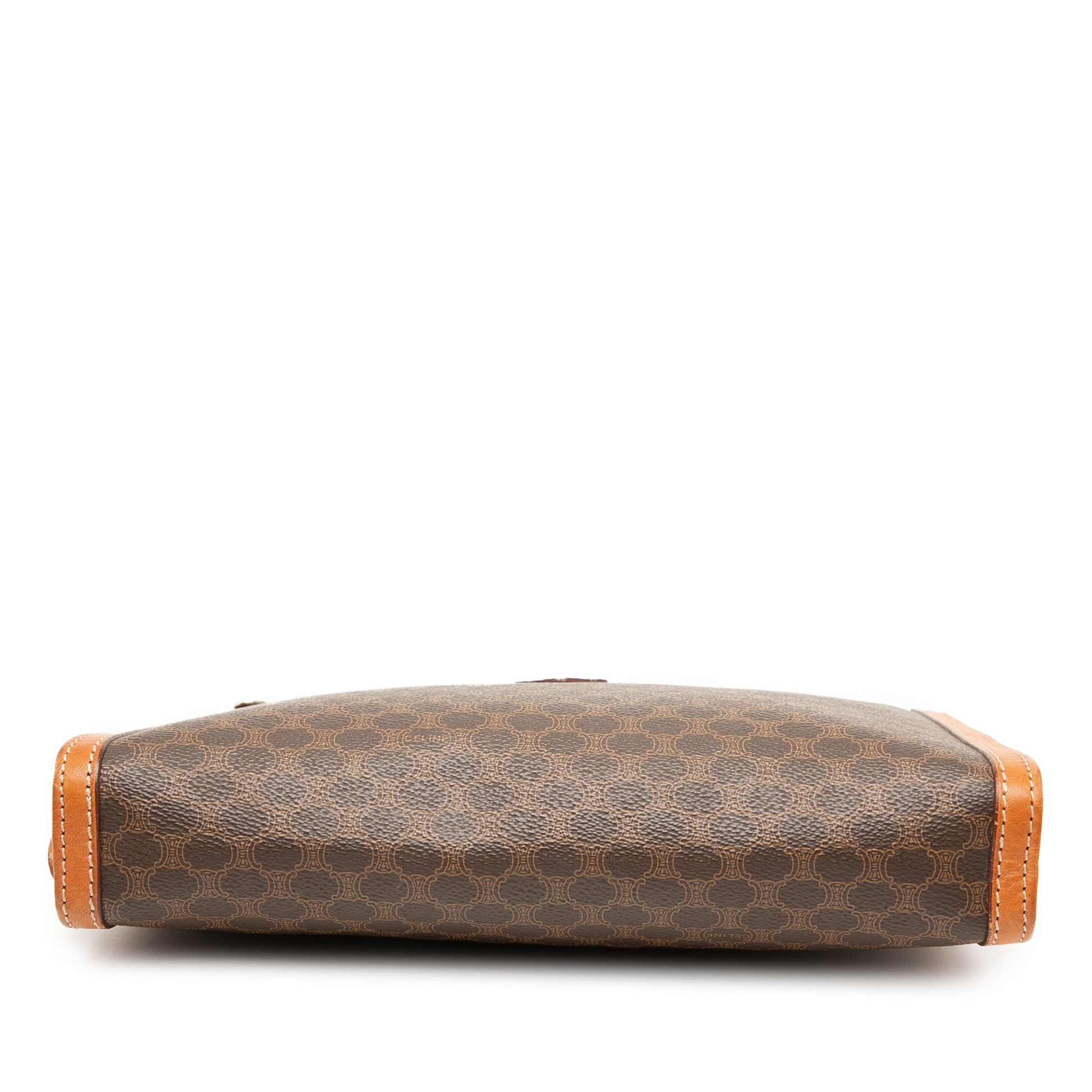 Celine Macadam Coated Canvas Clutch