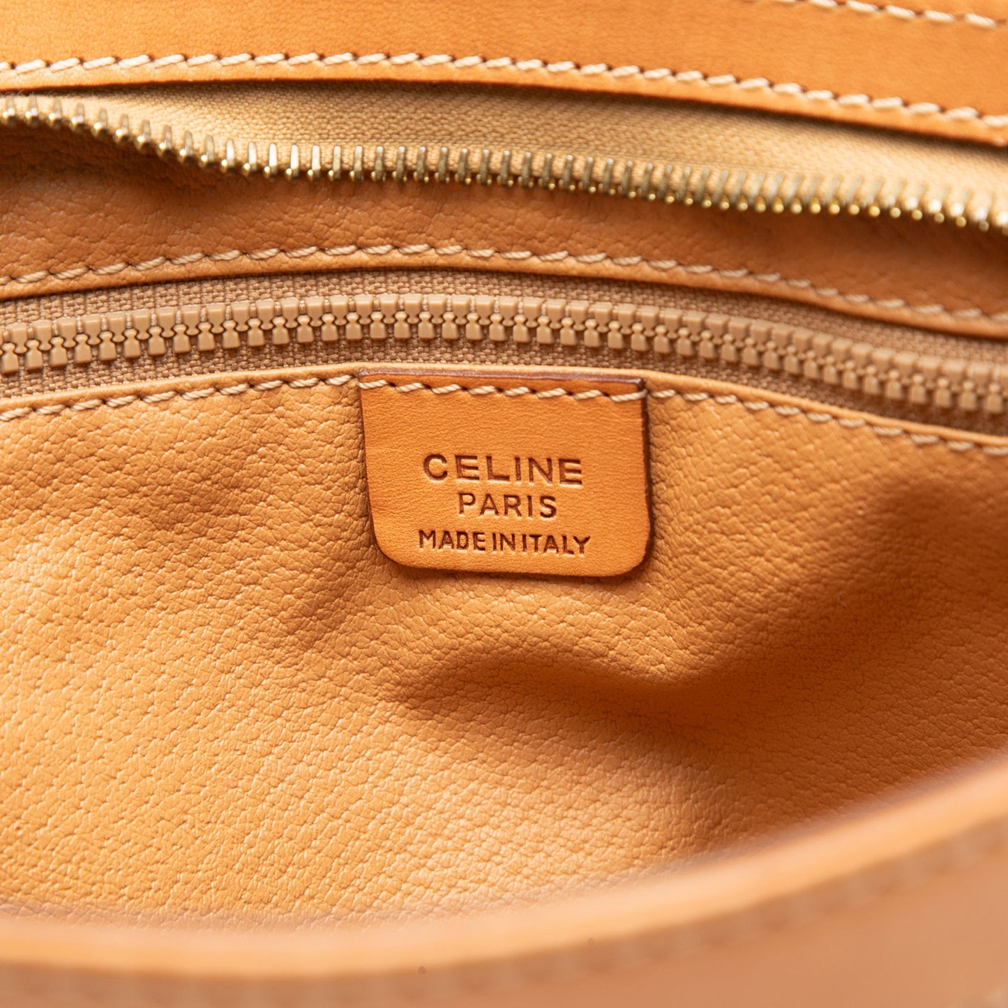 Celine Macadam Coated Canvas Clutch