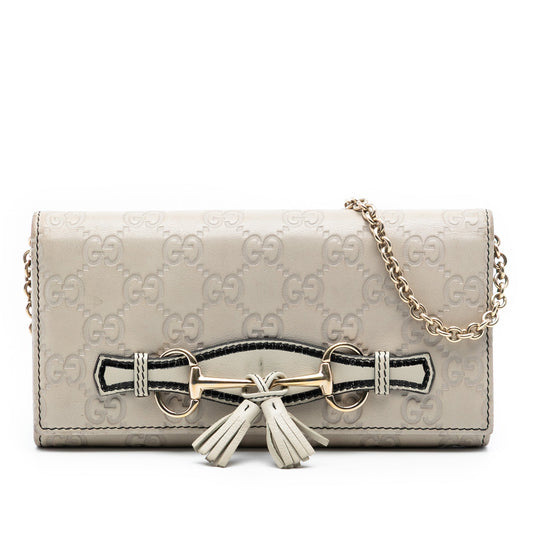 Gucci Guccissima Emily Wallet On Chain