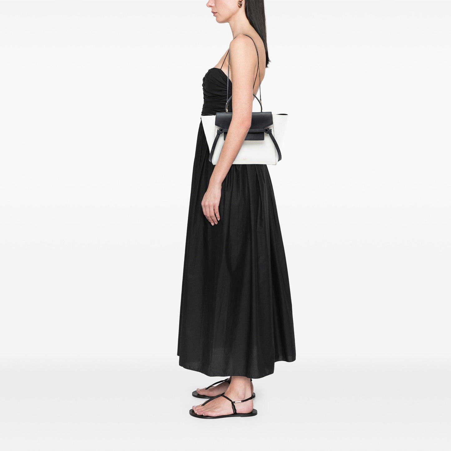Celine Mini Bicolor Grained Calfskin Belt Bag