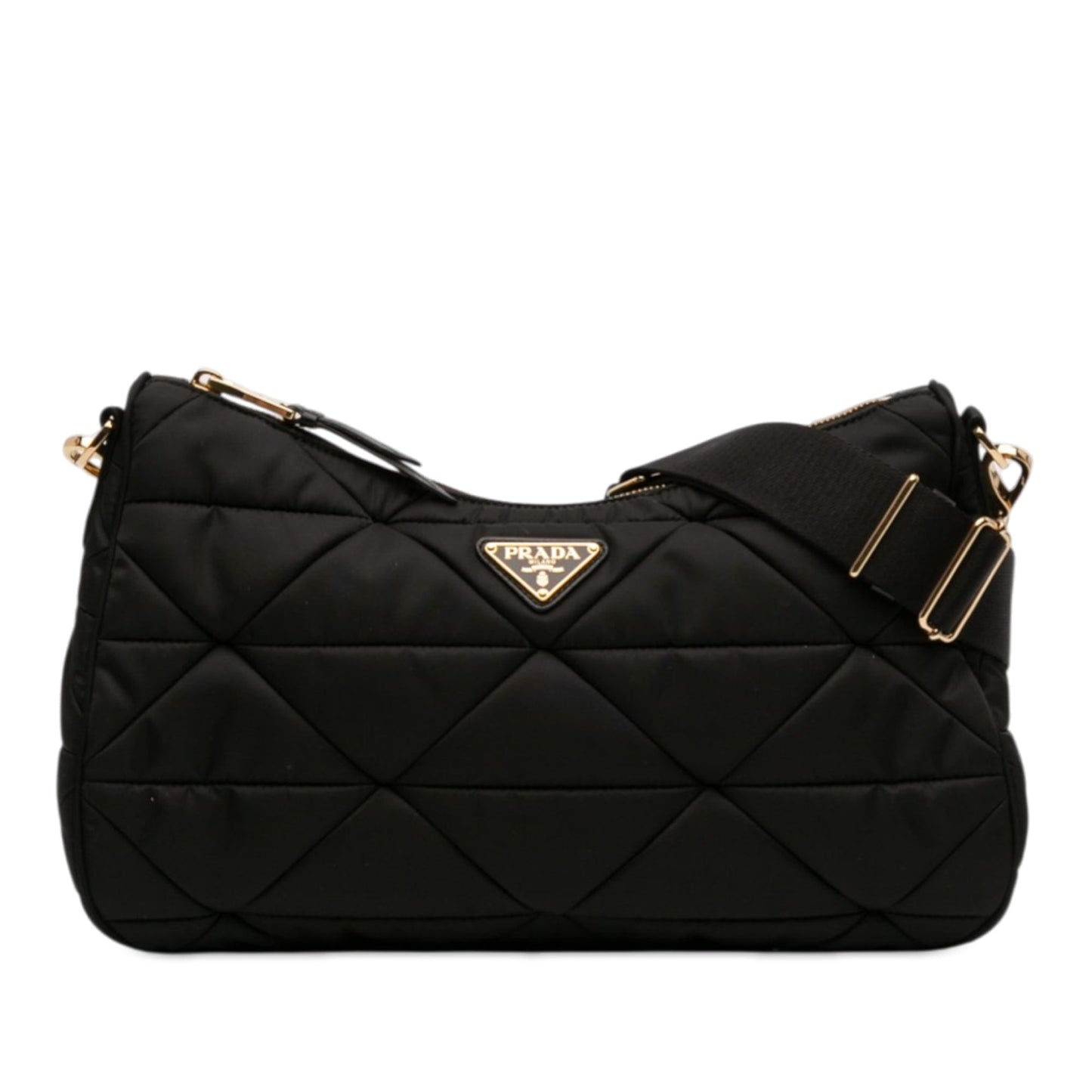 Large Padded Re Nylon Crossbody