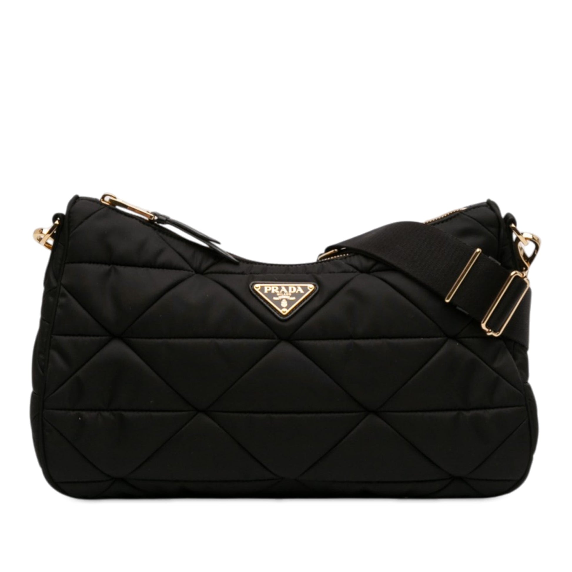 Large Padded Re Nylon Crossbody