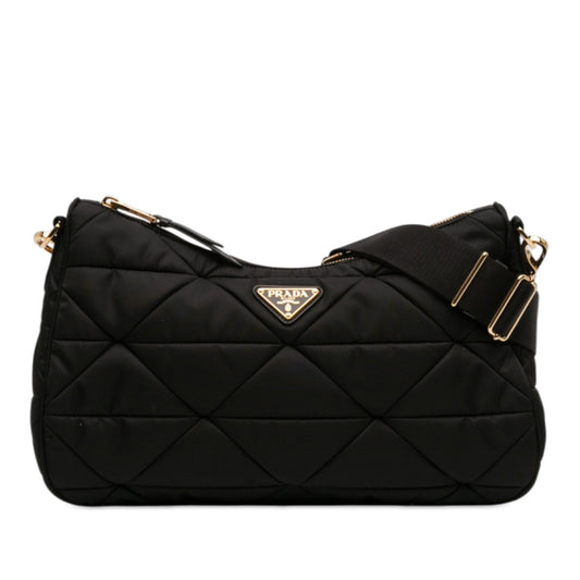 Large Padded Re Nylon Crossbody