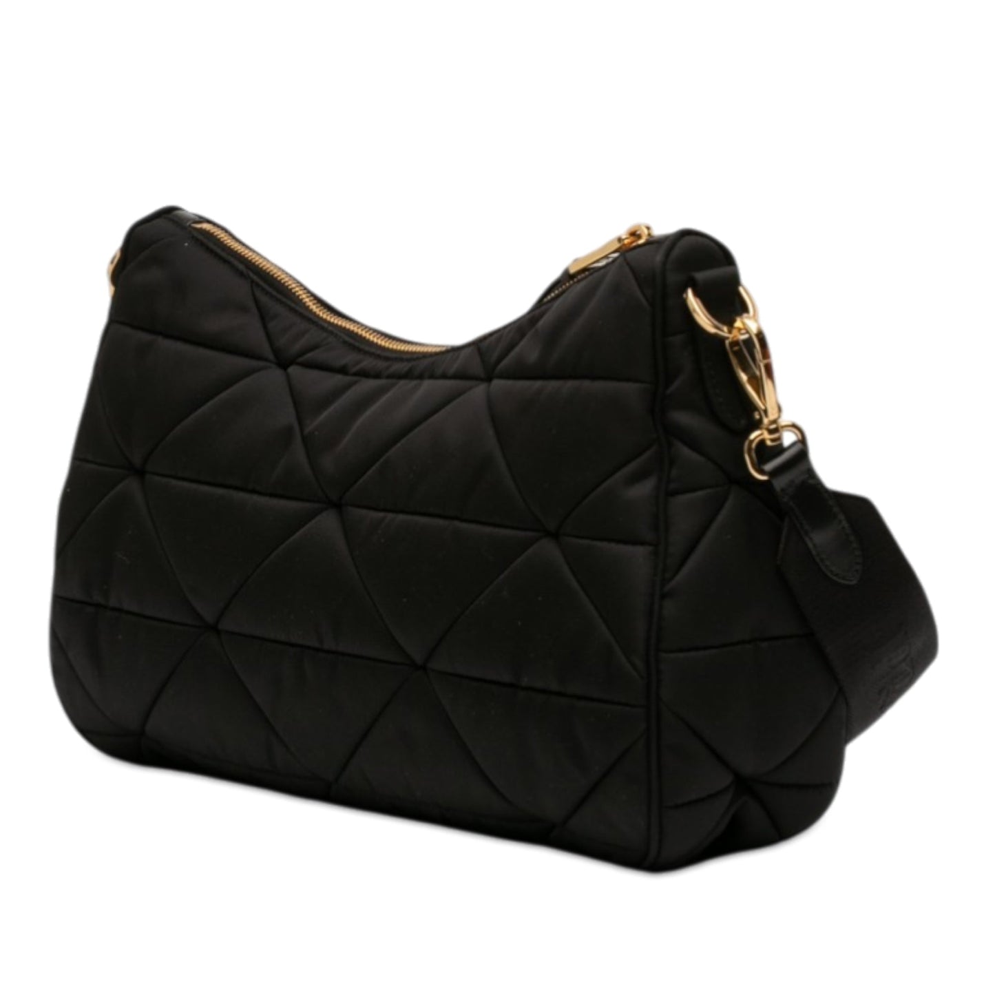 Large Padded Re Nylon Crossbody