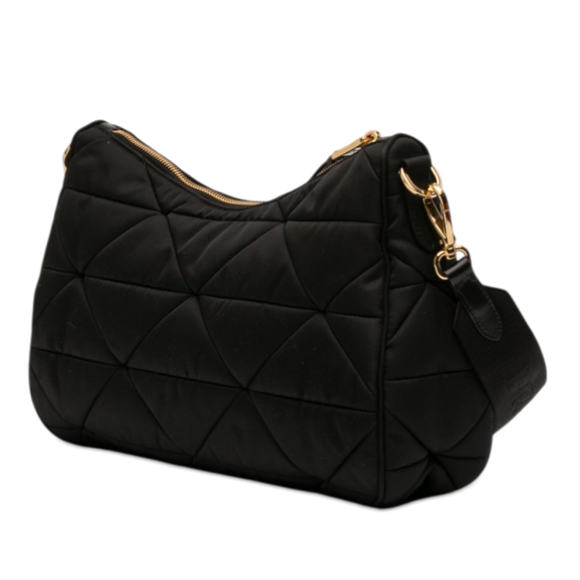 Large Padded Re Nylon Crossbody