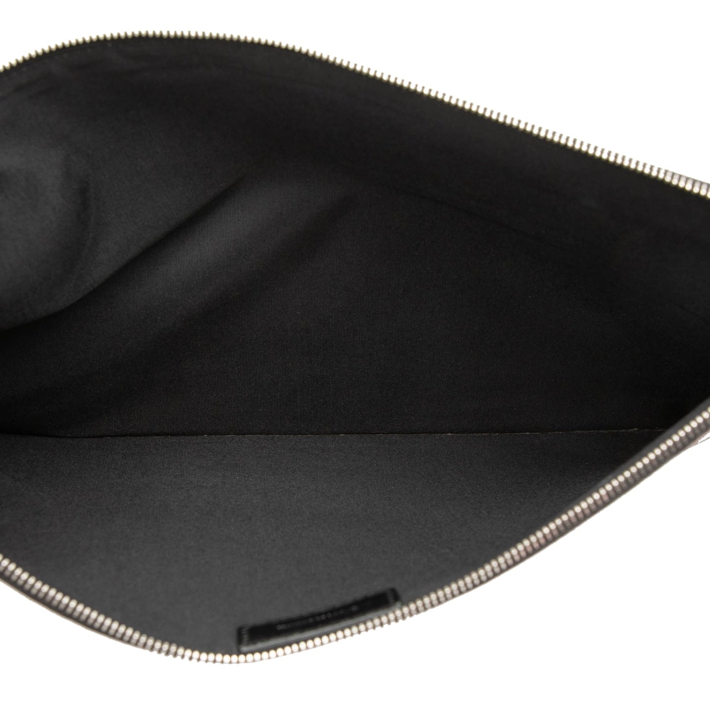 Dior Homme Plaid Printed Diorissimo Coated Canvas Zip Clutch