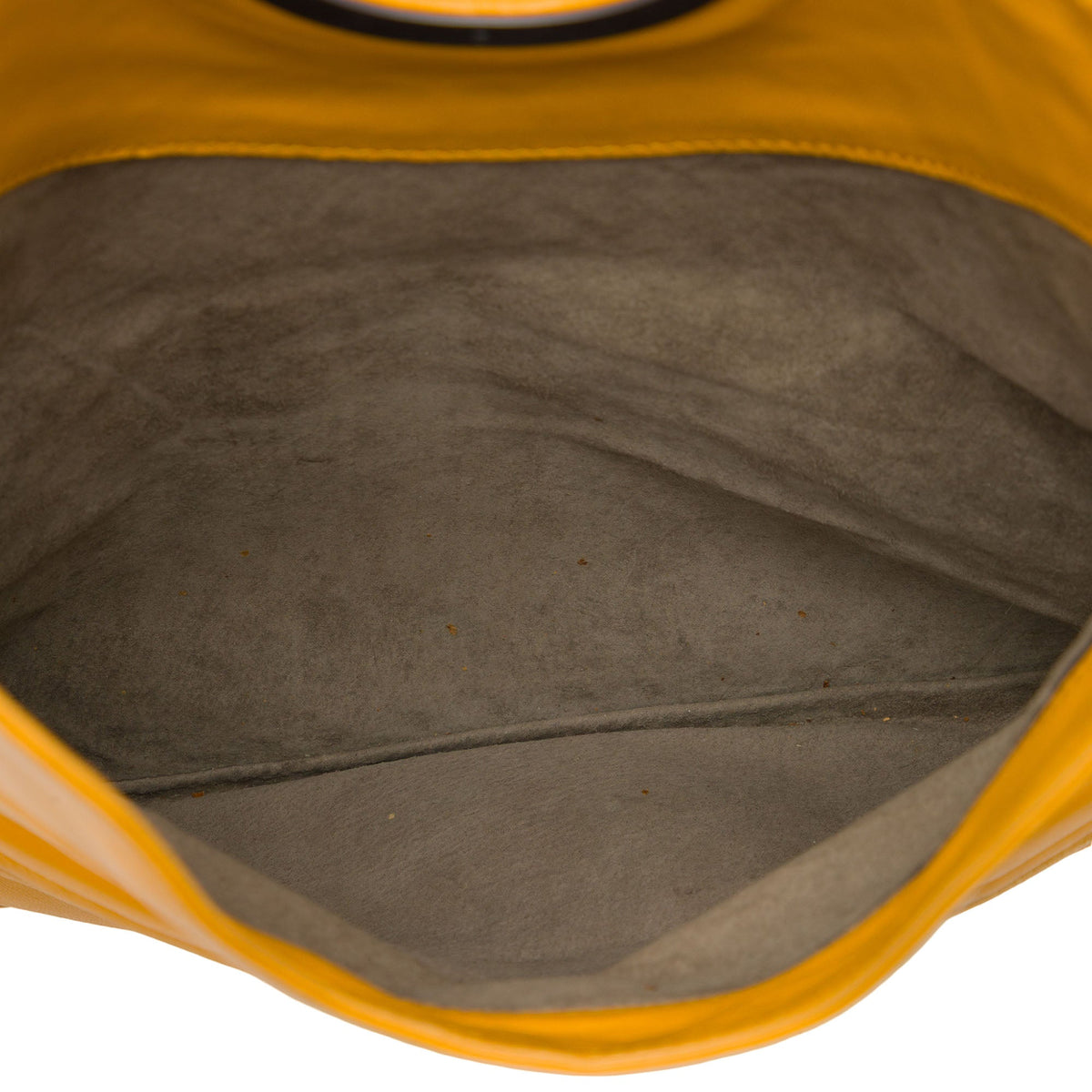 Bottega Veneta Nappa Intrecciato Turn Lock Clutch — Yellow